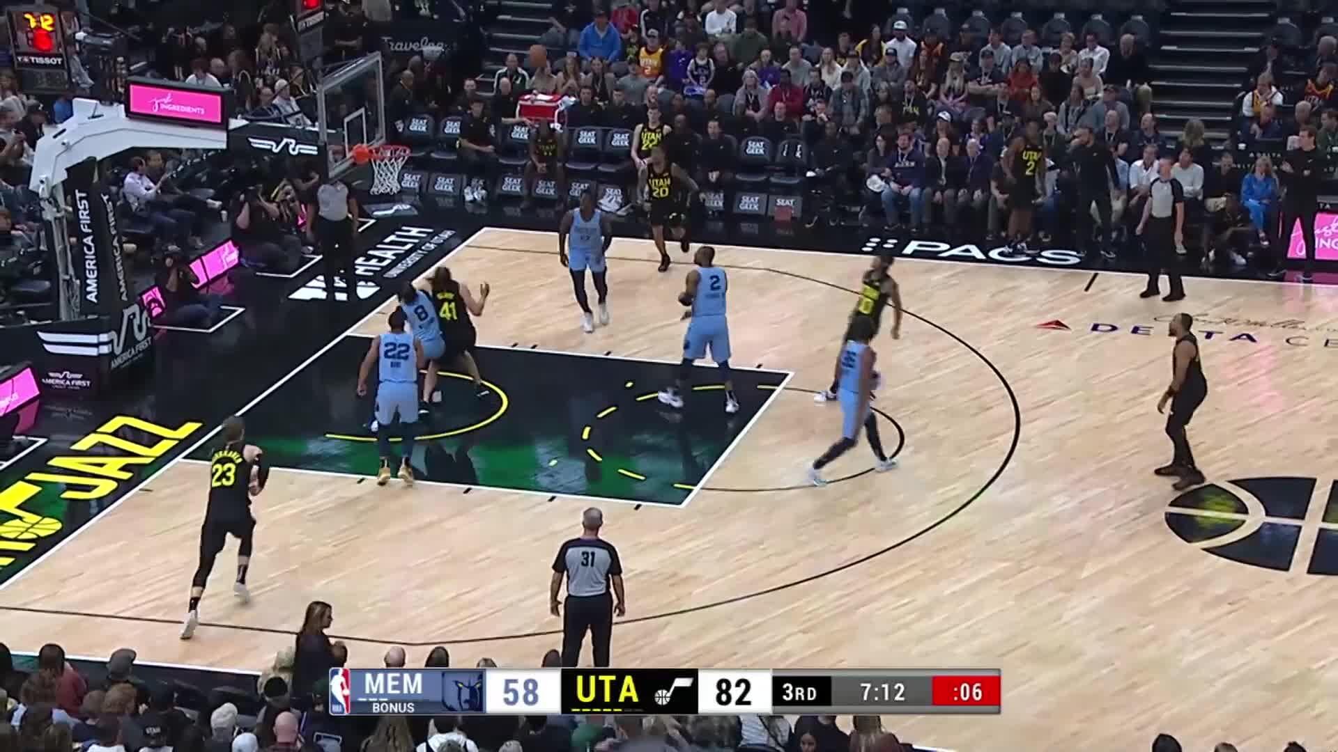 Jazz beat Grizzlies 133109