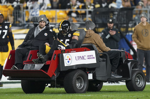 Steelers' Cole Holcomb Carted off Field vs. Titans After Scary Knee Injury  on TNF | News, Scores, Highlights, Stats, and Rumors | Bleacher Report