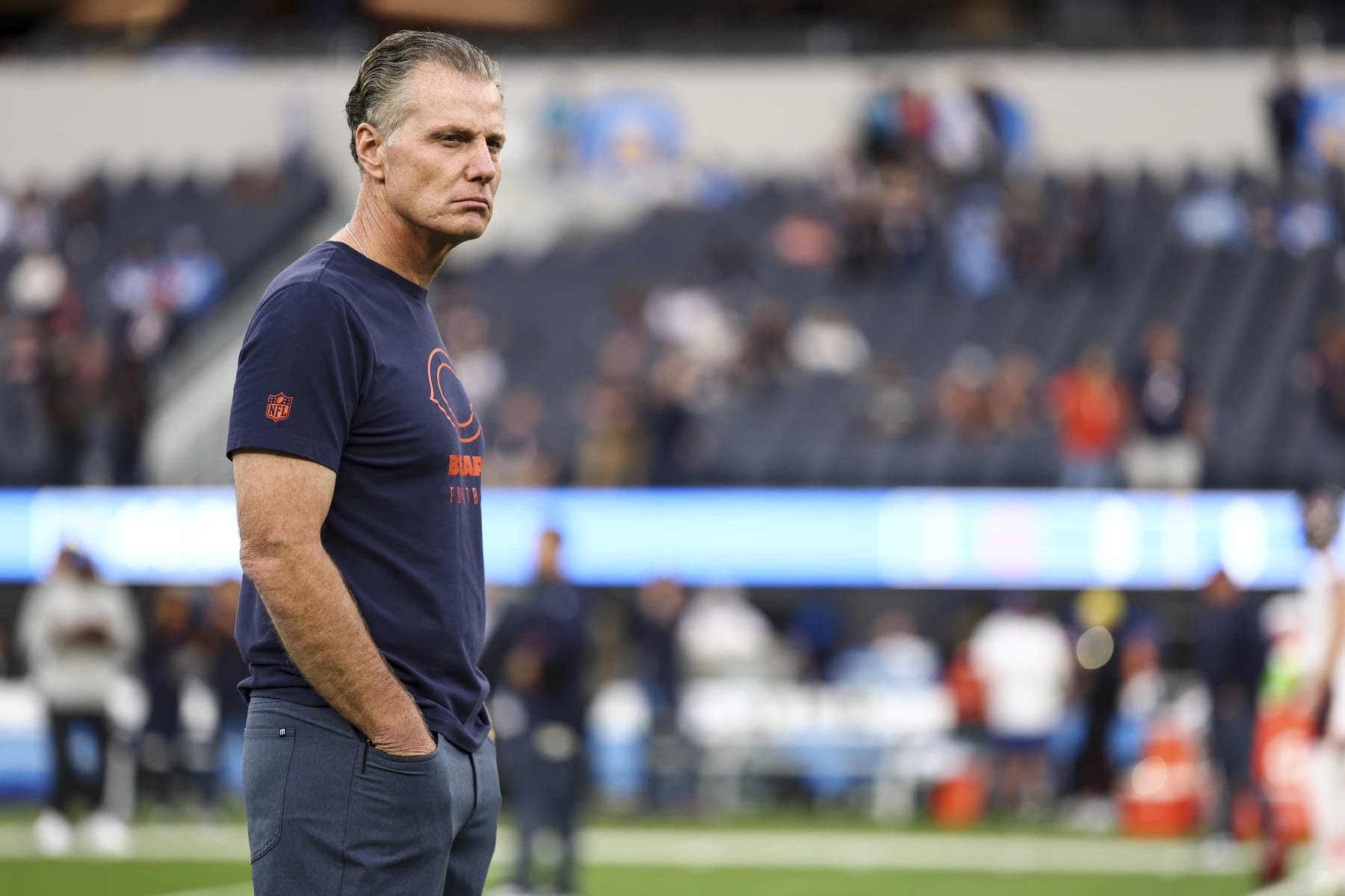 Bears head coach Matt Eberflus Bears head coach Matt Eberflus