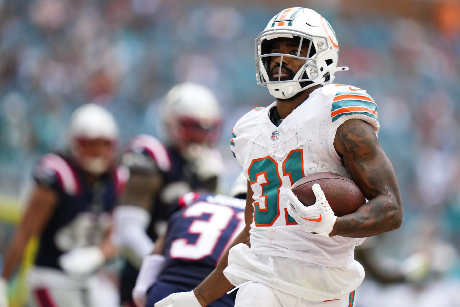 Dolphins RB Raheem Mostert Dolphins RB Raheem Mostert