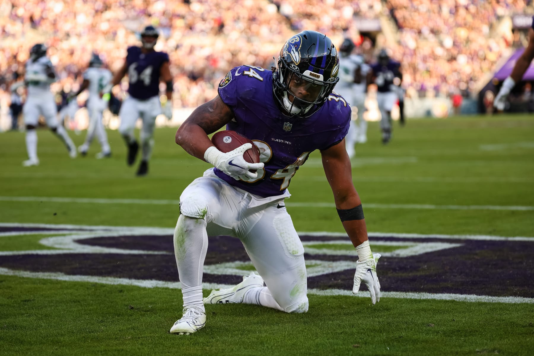 Ravens RB Keaton Mitchell