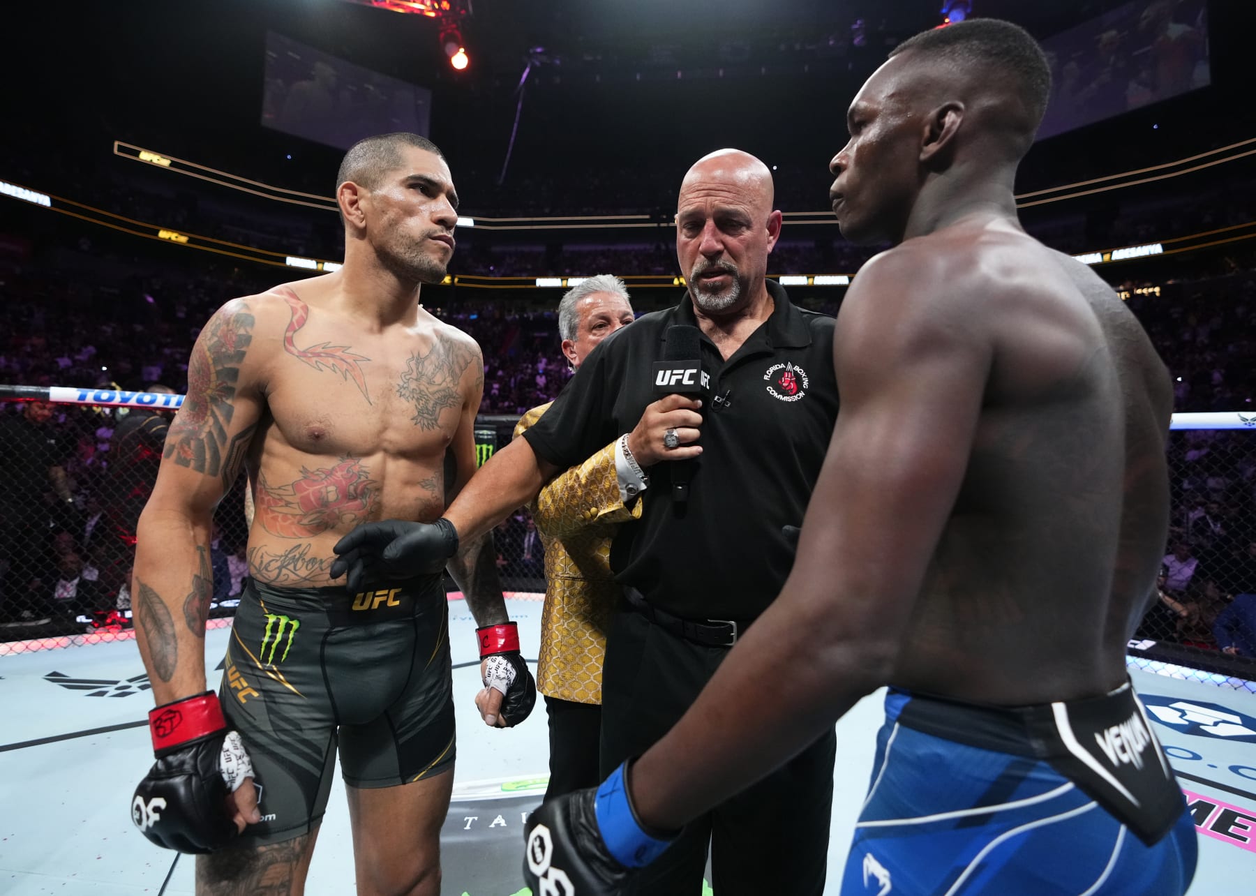 Alex Pereira and Israel Adesanya