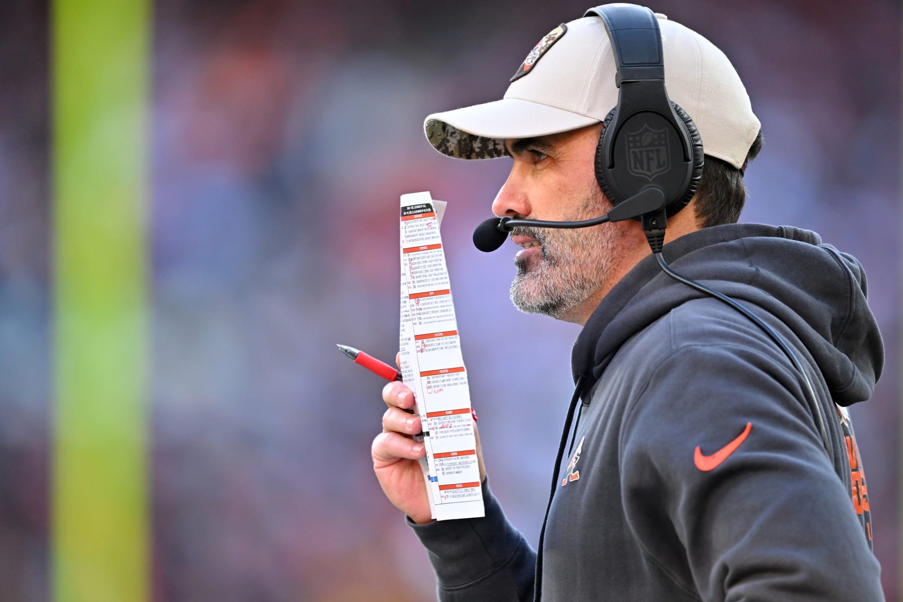 Browns head coach Kevin Stefanski