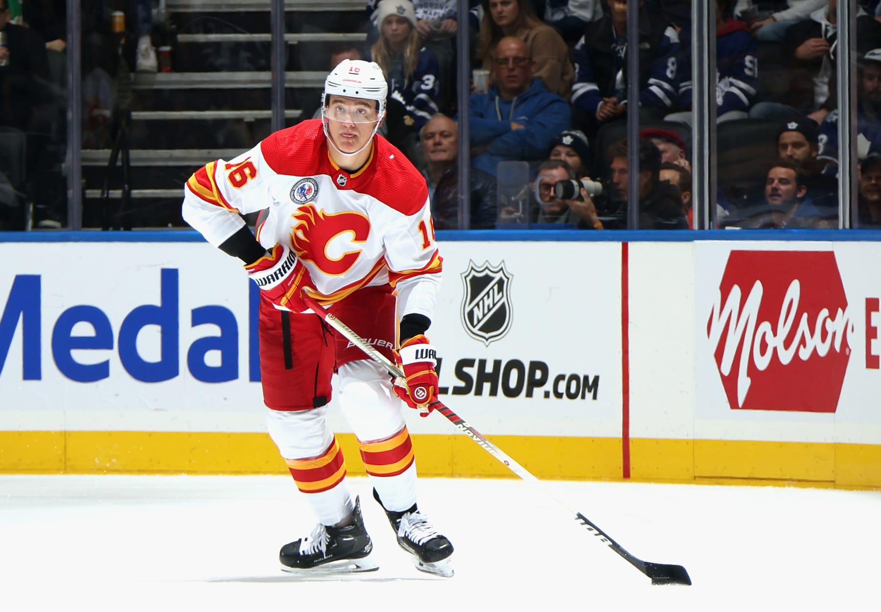 Calgary Flames defenseman Nikita Zadorov