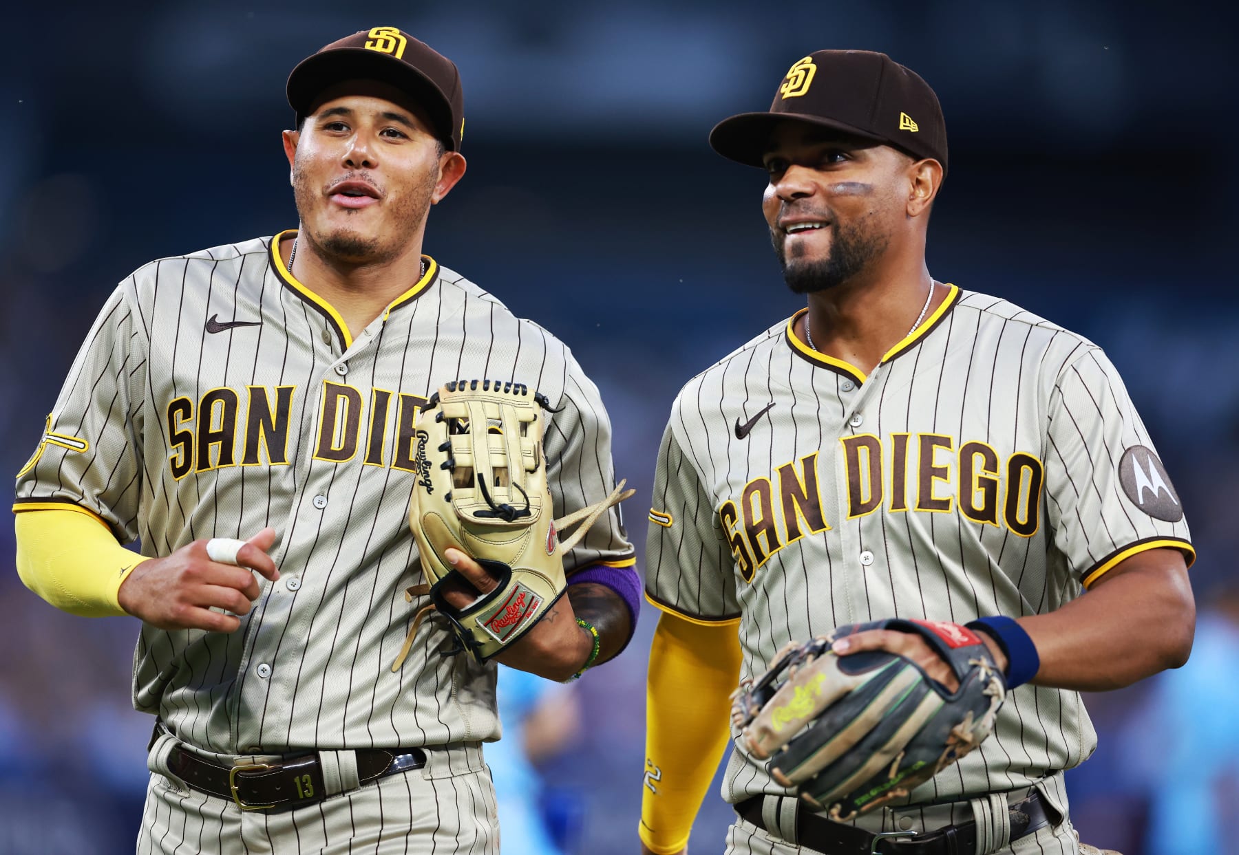 San Diego's Manny Machado and Xander Bogaerts