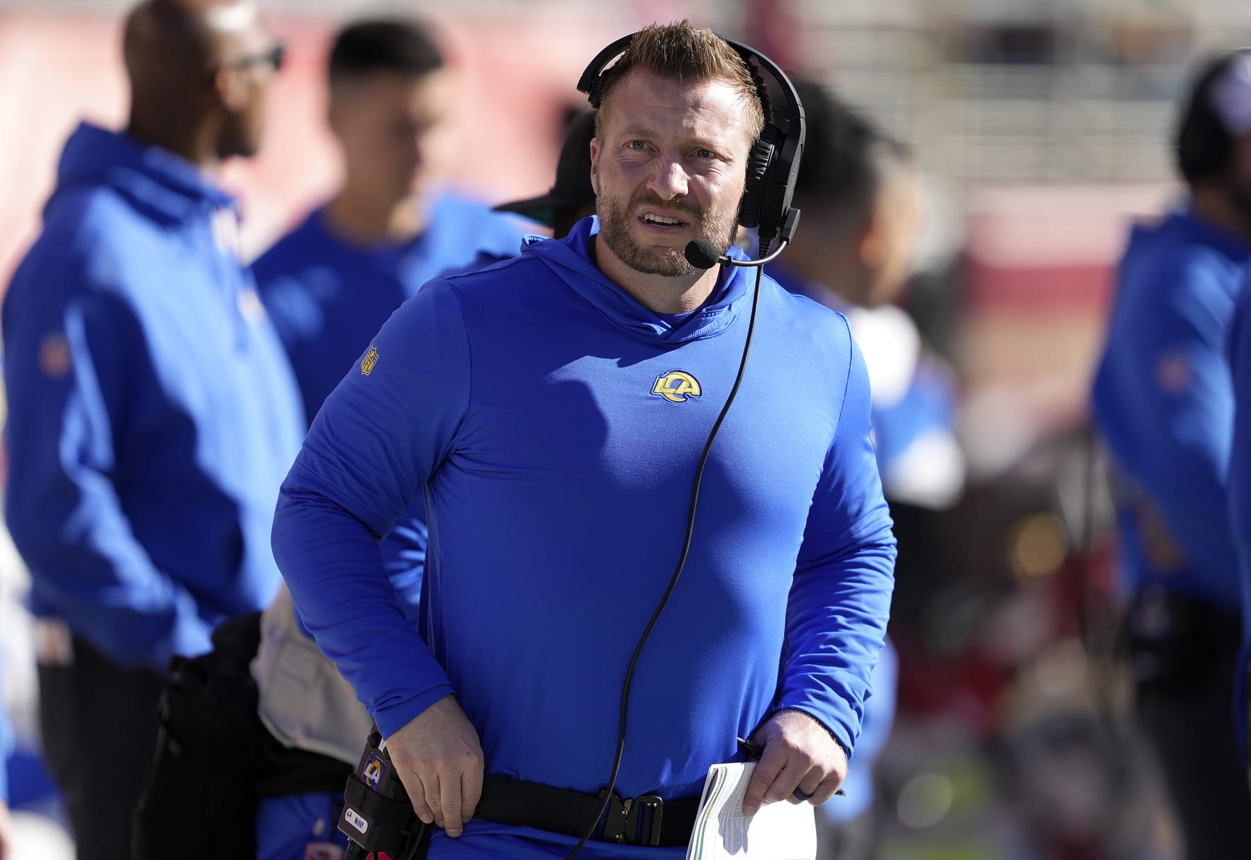 Rams head coach Sean McVay