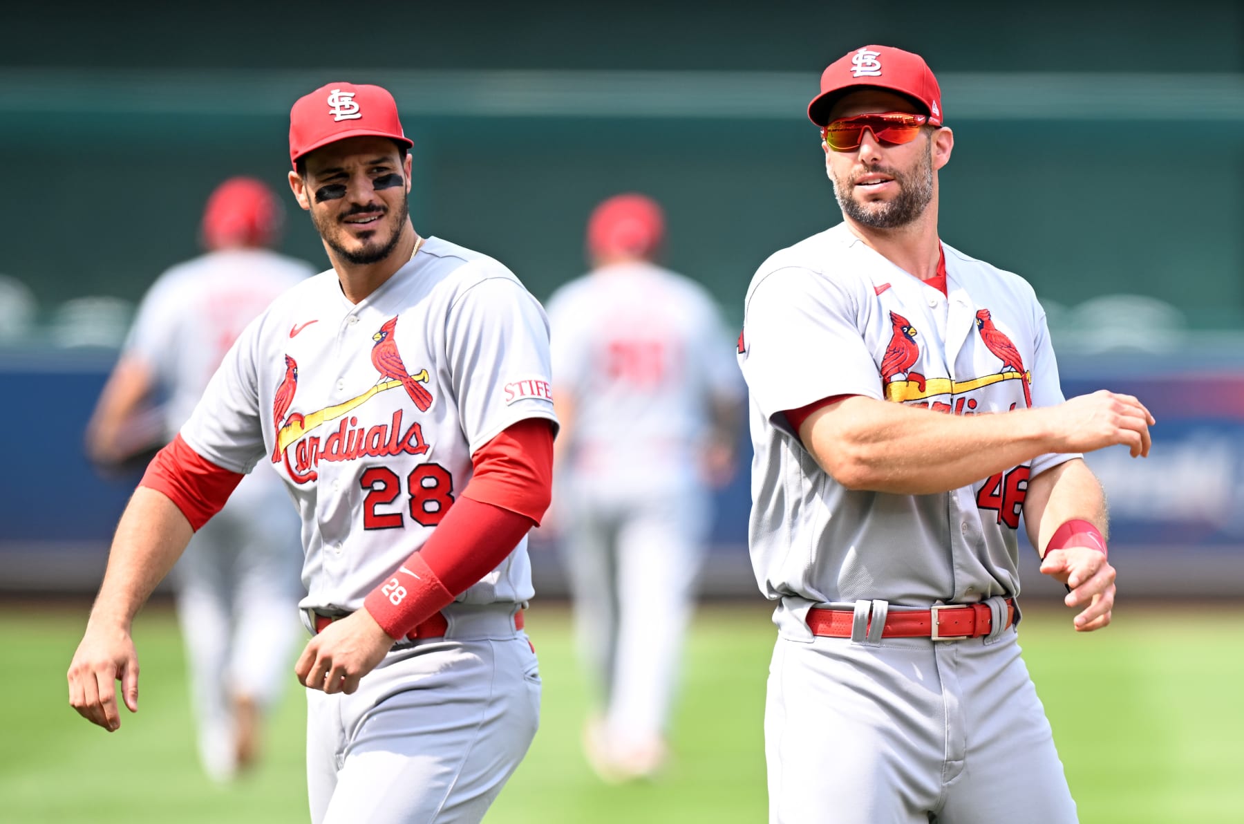 Nolan Arenado (L) and Paul Goldschmidt (R)