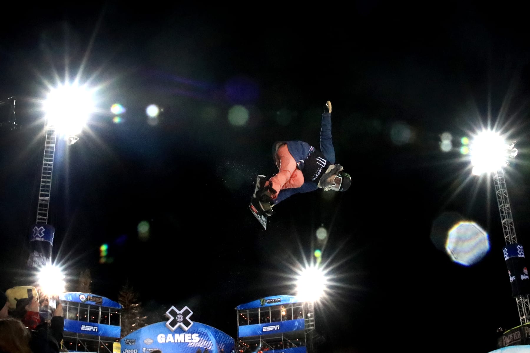 ASPEN, COLORADO - JANUARY 26:   Chloe Kim competes during the Women's Snowboard Superpipe final at the 2019 Winter X Games on January 26, 2019 in Aspen, Colorado. (Photo by Sean M. Haffey/Getty Images)
