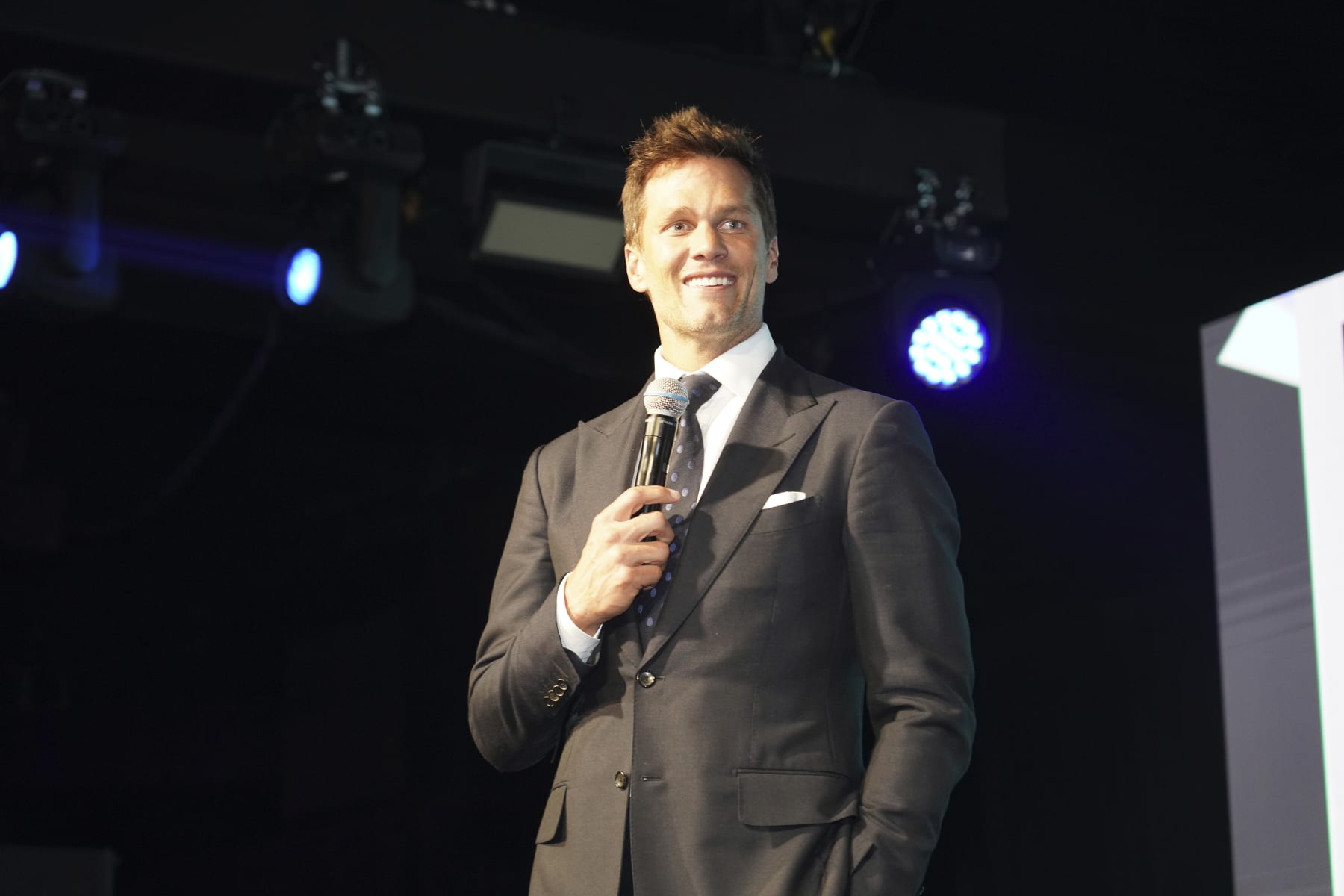 MIAMI, FLORIDA - NOVEMBER 17: Tom Brady attends the 25th Annual Best Buddies Miami Gala at Ice Palace Studios on November 17, 2023 in Miami, Florida. (Photo by Romain Maurice/Getty Images)
