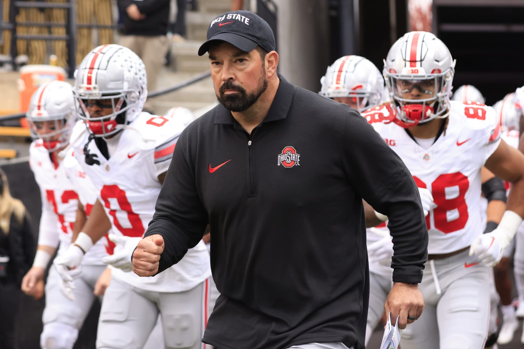 Ohio State head coach Ryan Day