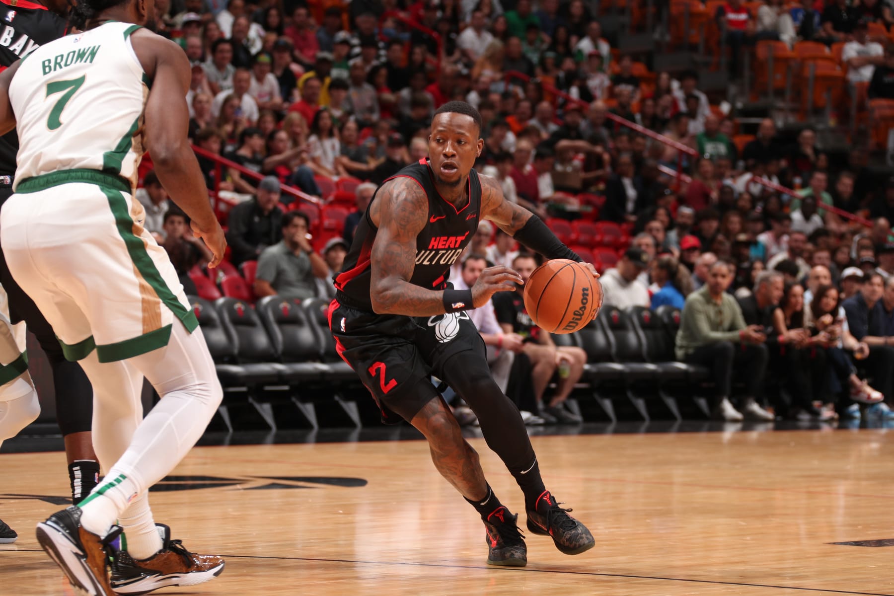 Heat's Terry Rozier Out vs. Celtics with Apparent Leg Injury After Hard ...
