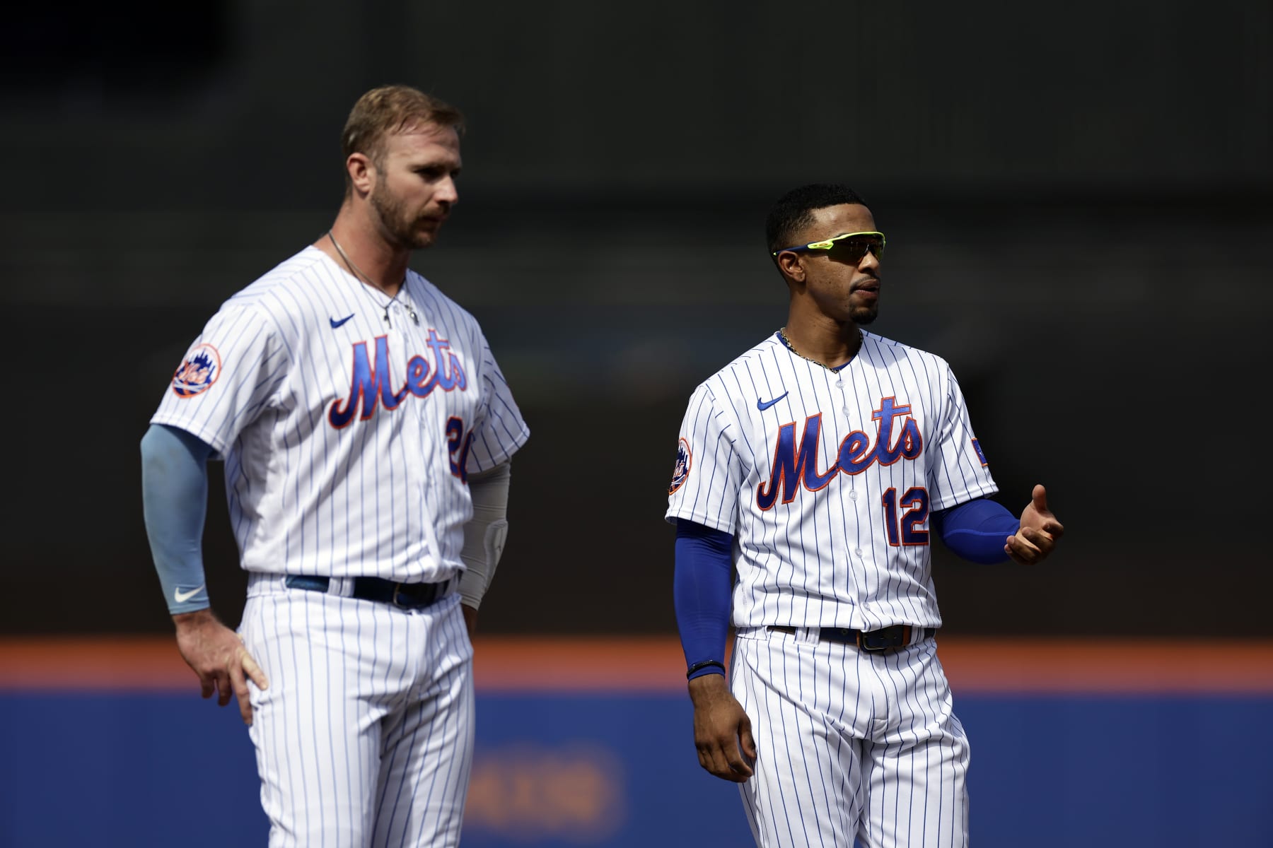 Pete Alonso (L) and Francisco Lindor (R)