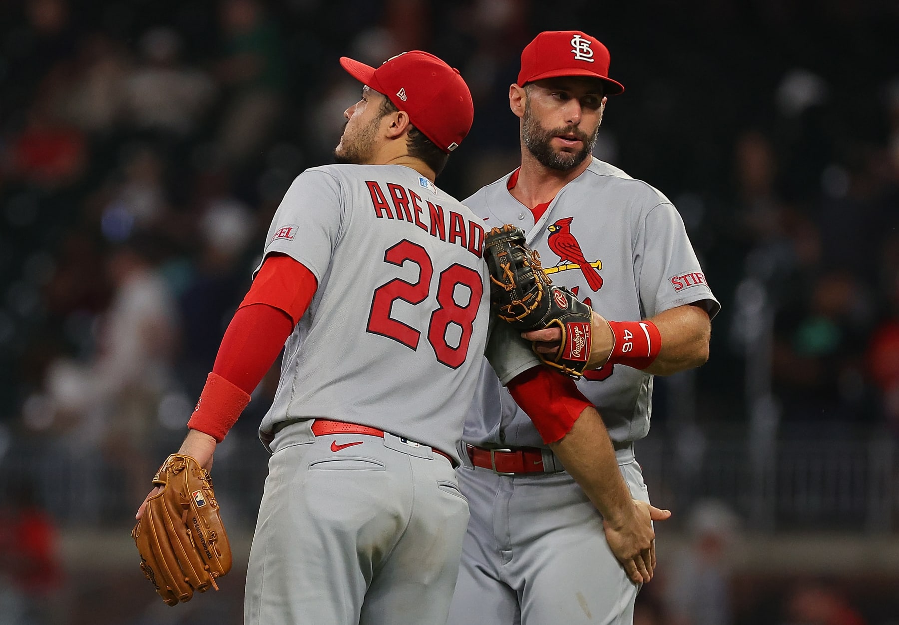 Nolan Arenado (L) and Paul Goldschmidt (R)