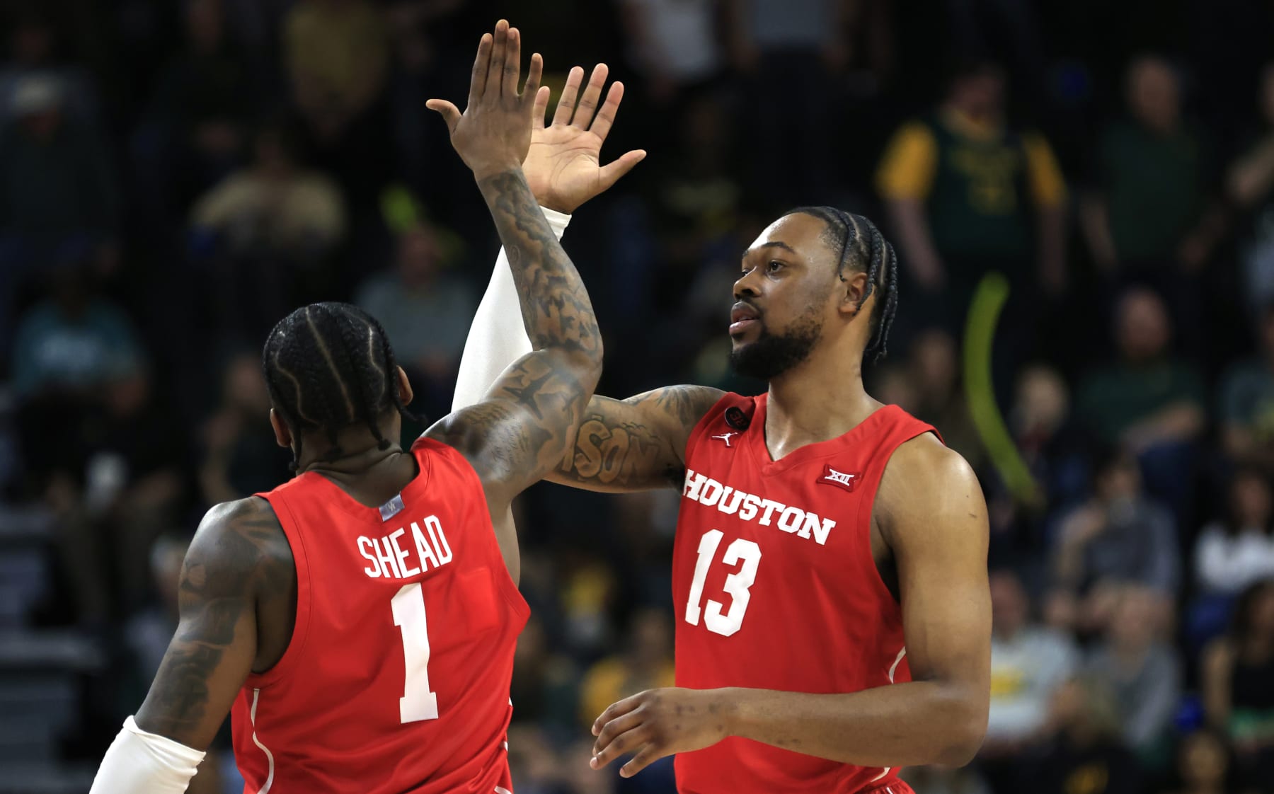 Houston's J'Wan Roberts and Jamal Shead