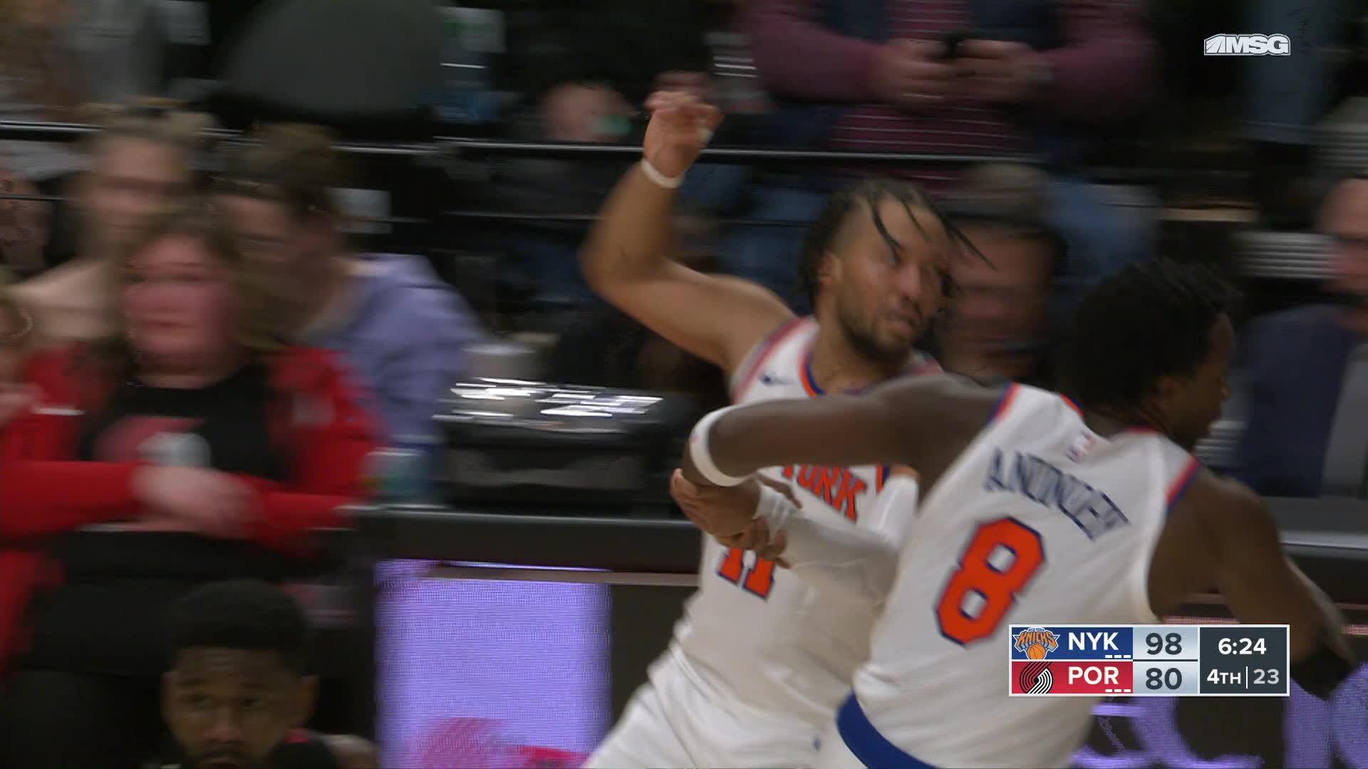 Brunson's Tough Triple for 40 🔥