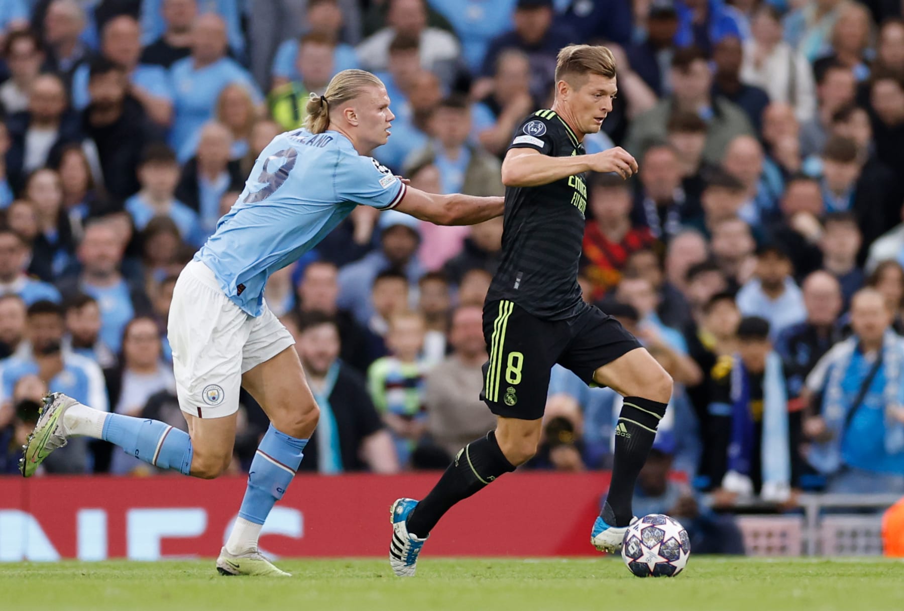 Erling Haaland and Toni Kroos.