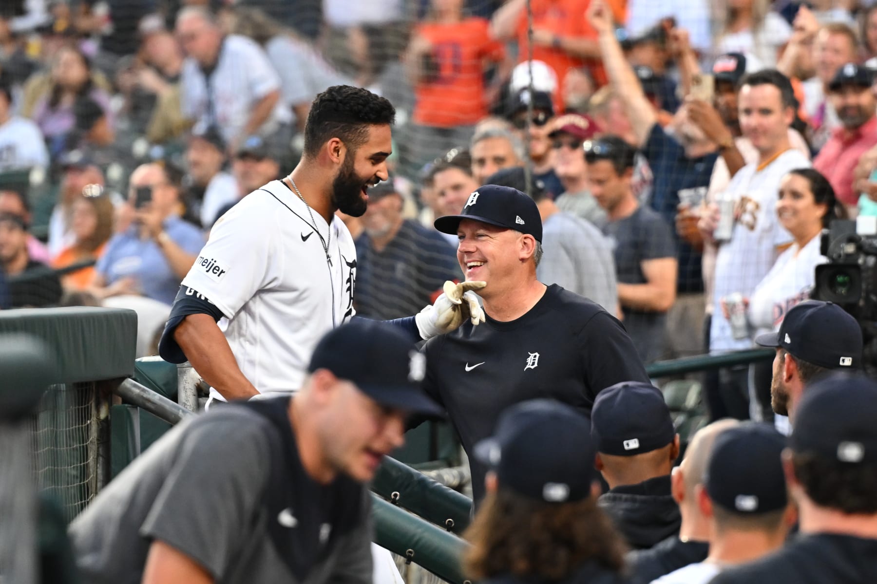 Riley Greene (L) and A.J. Hinch (R)