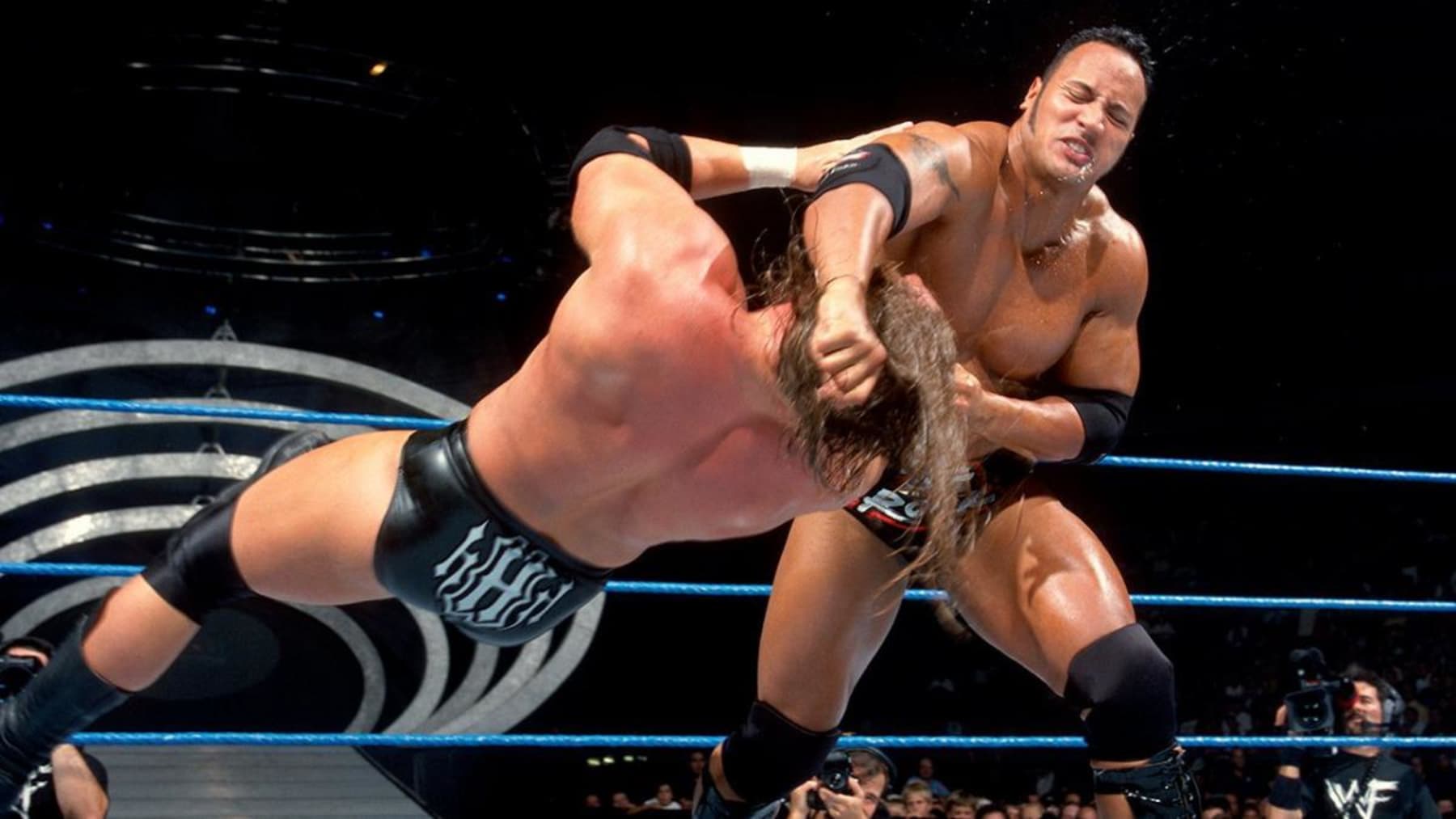 The Rock's many wars with Triple H helped elevate both men to the main event level in WWE.