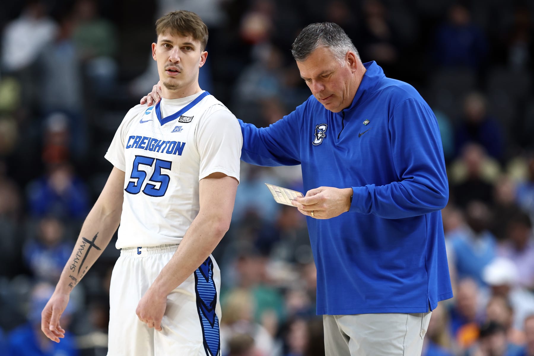 Baylor Scheierman and Greg McDermott