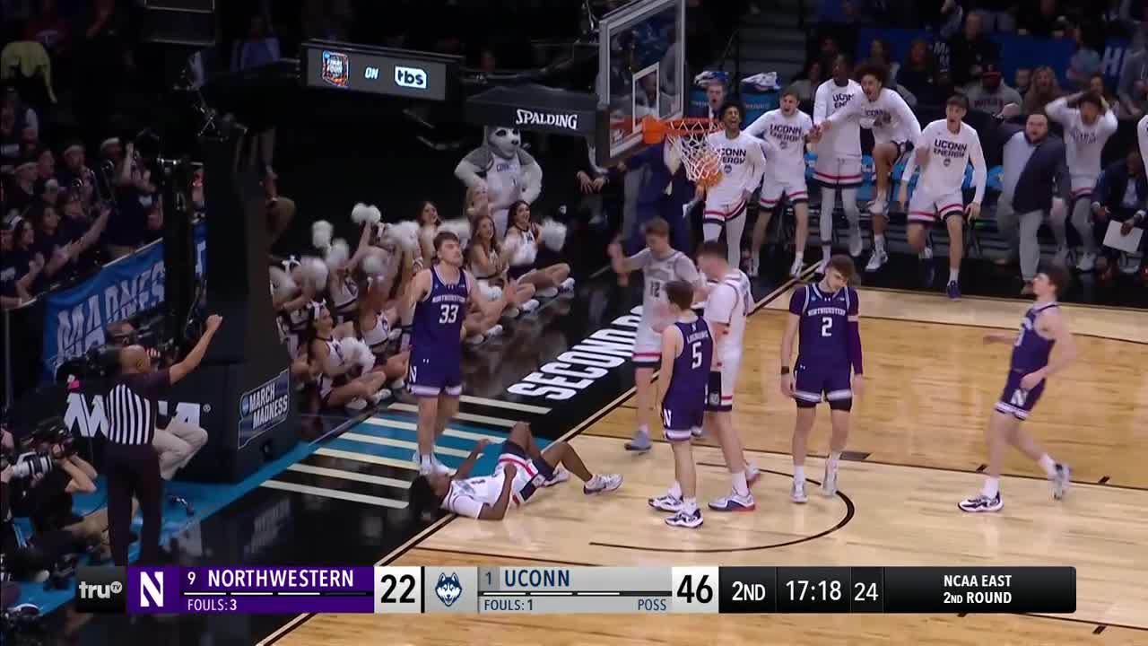 Donovan Clingan, UConn Dominate Northwestern, Impress March Madness Fans in Win News, Scores