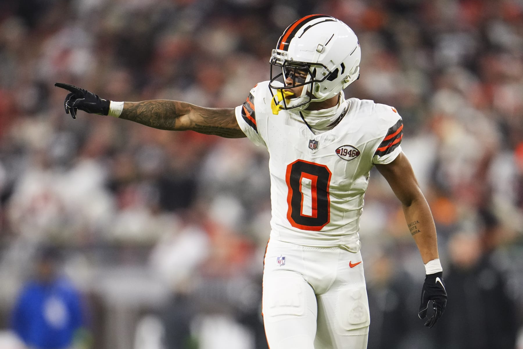 Browns cornerback Greg Newsome