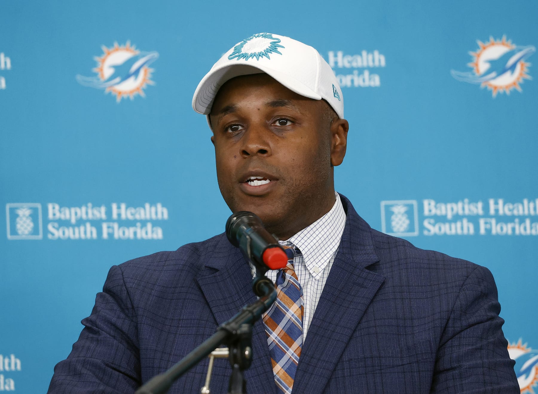 Dolphins general manager Chris Grier