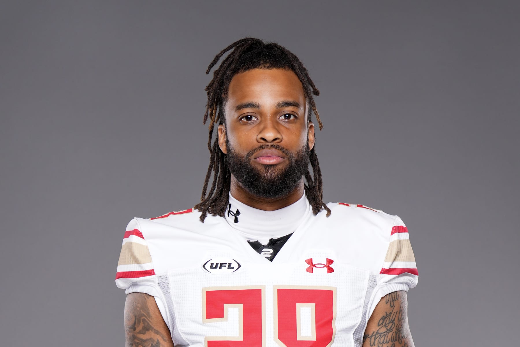 ARLINGTON, TEXAS - MARCH 06: Mark Gilbert #28 of the Birmingham Stallions poses for a portrait on March 06, 2024 in Arlington, Texas. (Photo by Fox Sports/UFL/Getty Images)