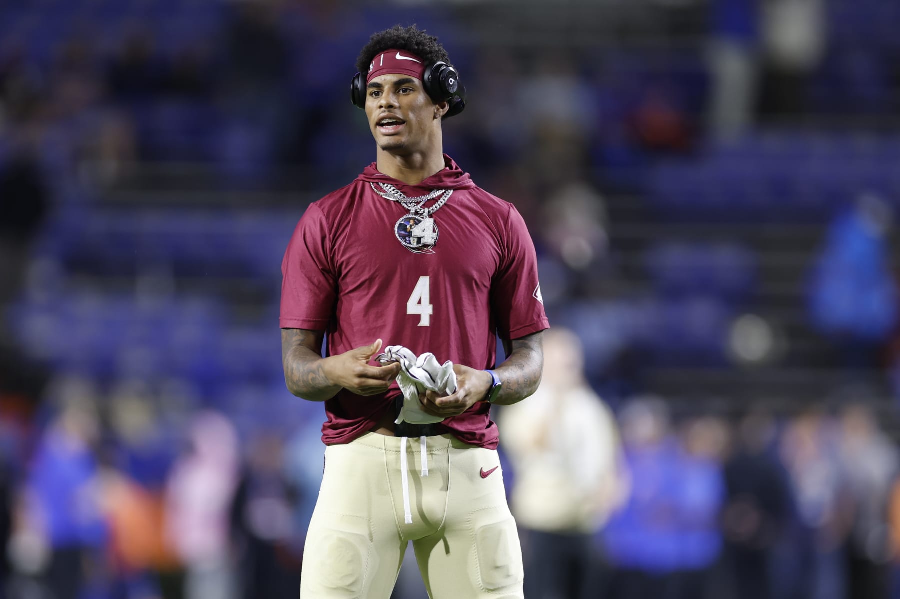 Former Florida State wide receiver Keon Coleman