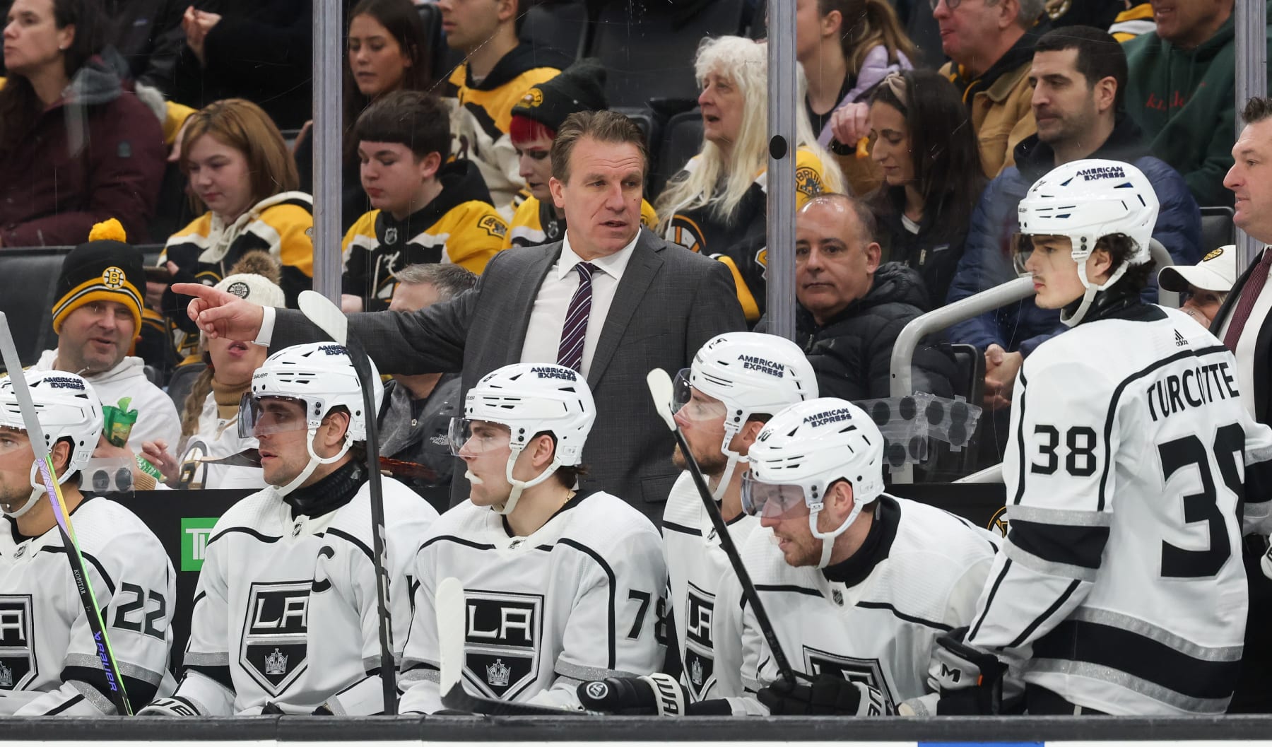 Los Angeles Kings interim head coach Jim Hiller