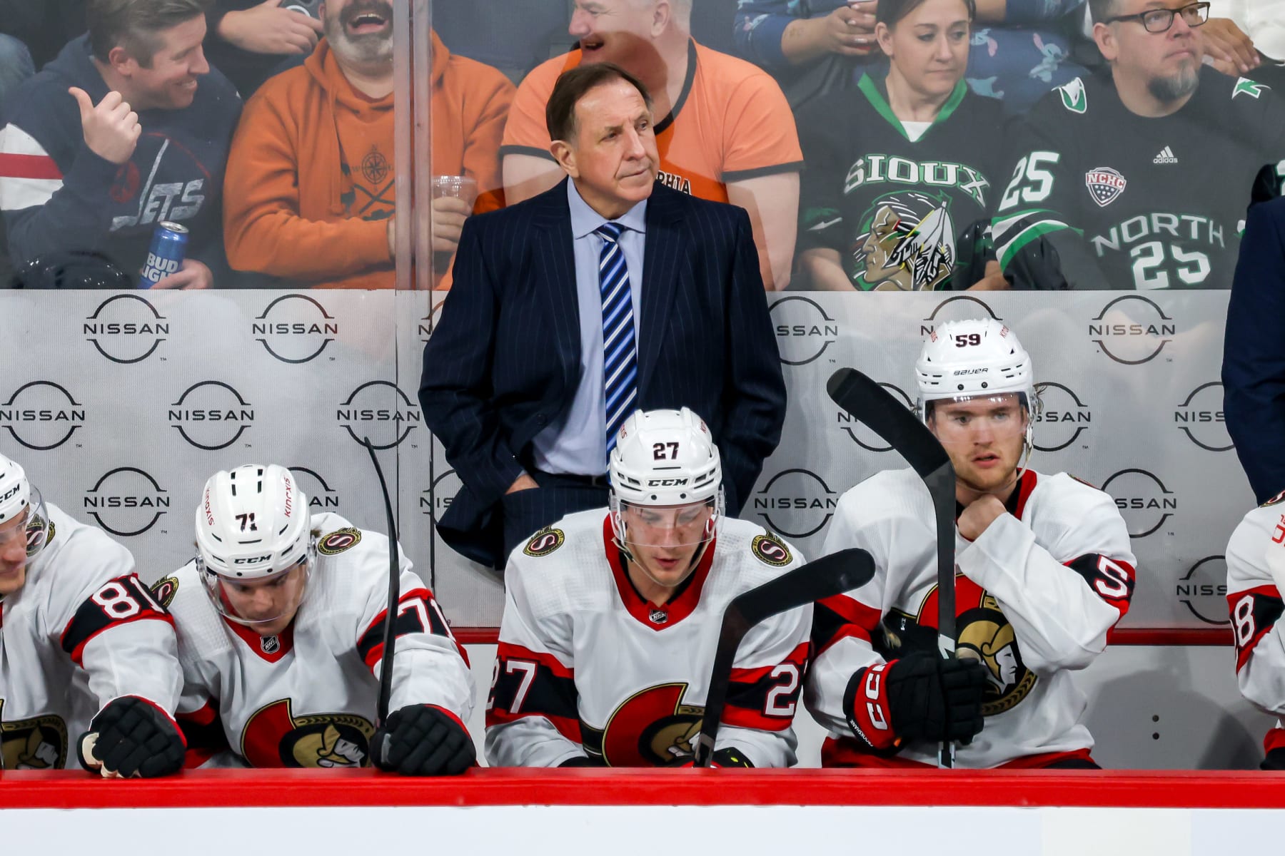 Ottawa Senators interim coach Jacques Martin