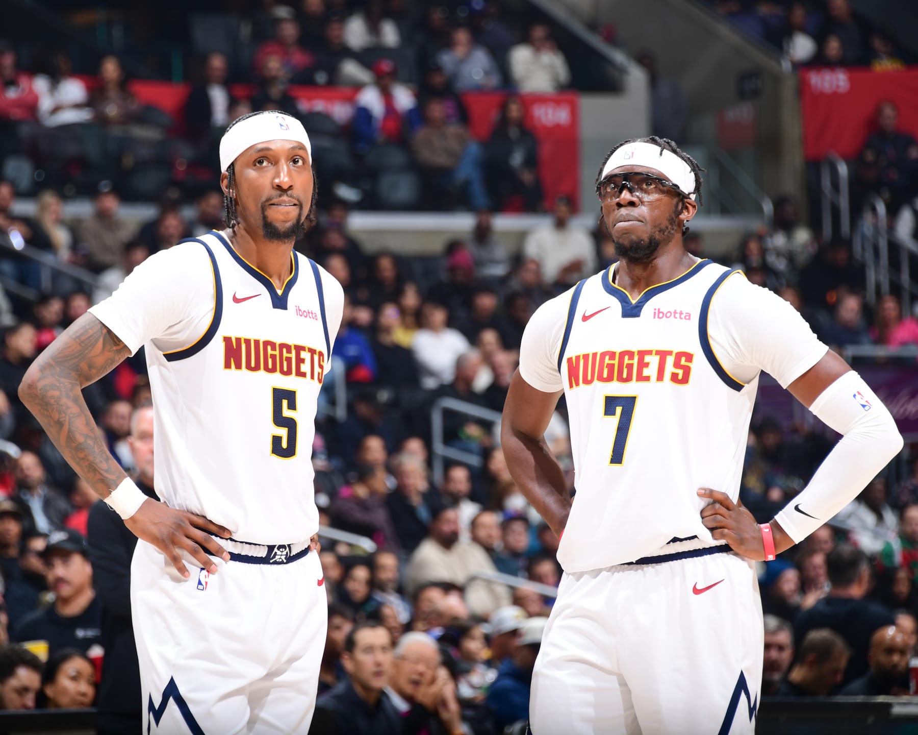Kentavious Caldwell-Pope and Reggie Jackson
