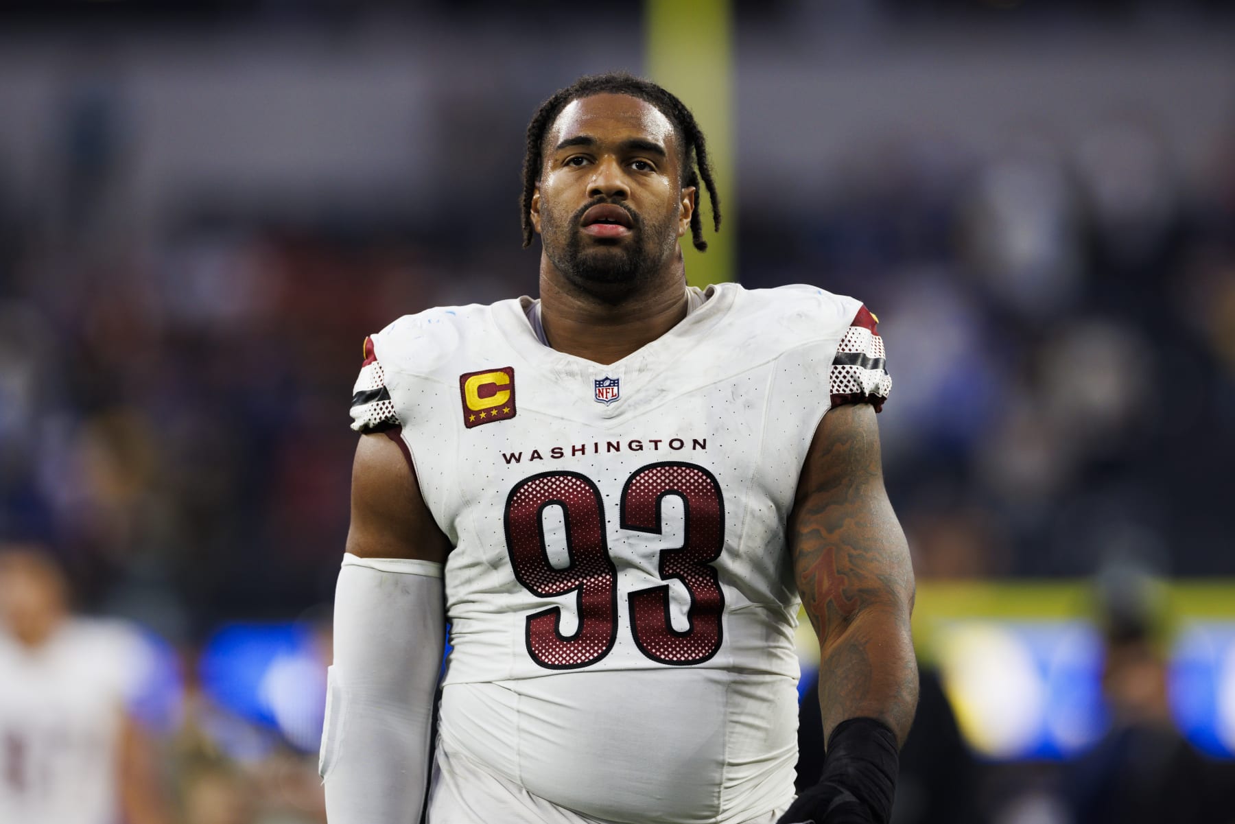 Washington Commanders defensive tackle Jonathan Allen