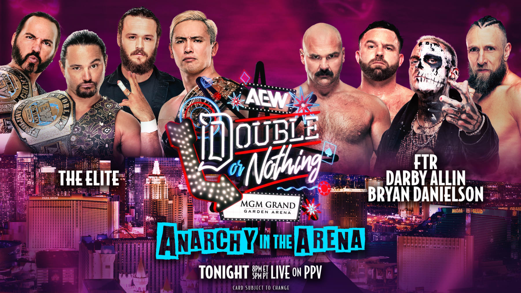 Offers AEW Double or Nothing PPv poster