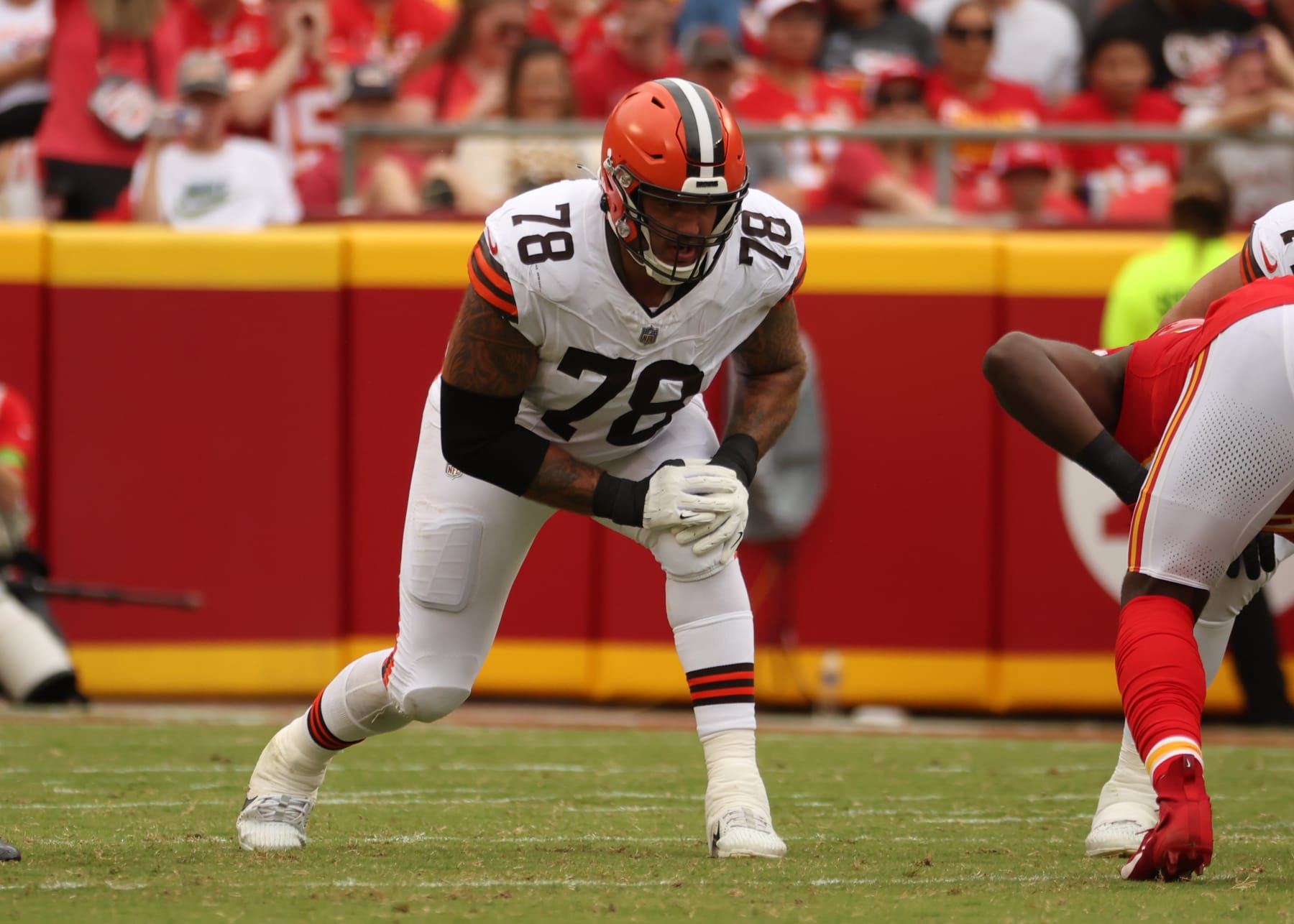 Browns right tackle Jack Conklin