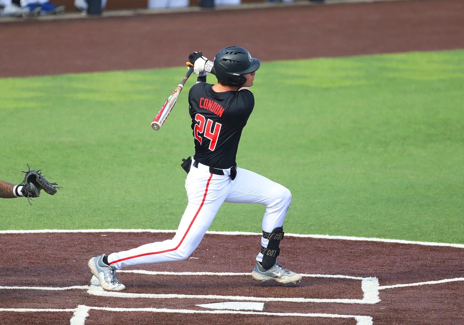 LEXINGTON, KY - MARCH 16: Georgia first baseman Charlie Condon (24) in a game between the Georgia Bulldogs and the Kentucky Wildcats on March 16, 2024, at Kentucky Proud Park in Lexington, KY. (Photo by Jeff Moreland/Icon Sportswire via Getty Images)