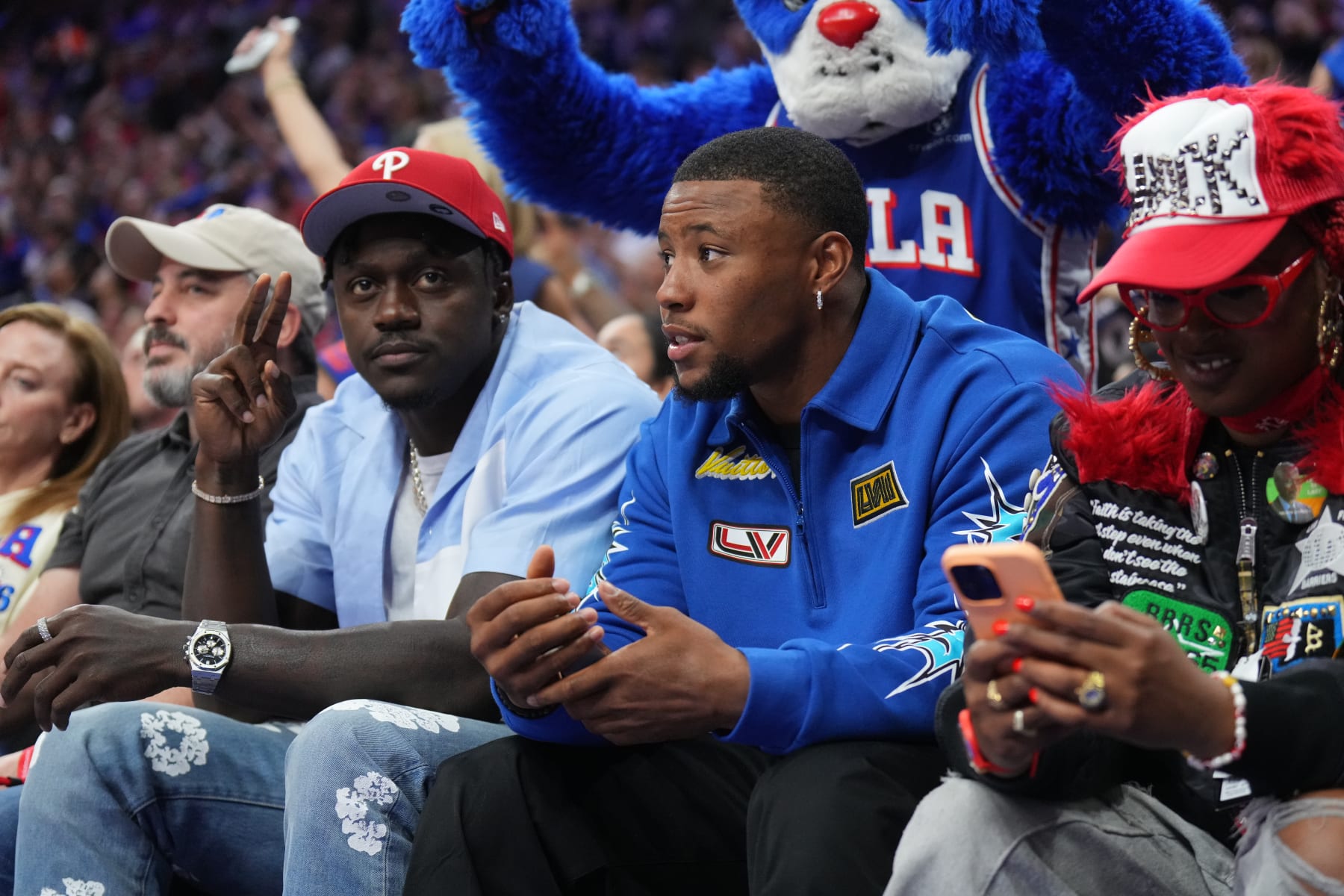 A.J. Brown and Saquon Barkley