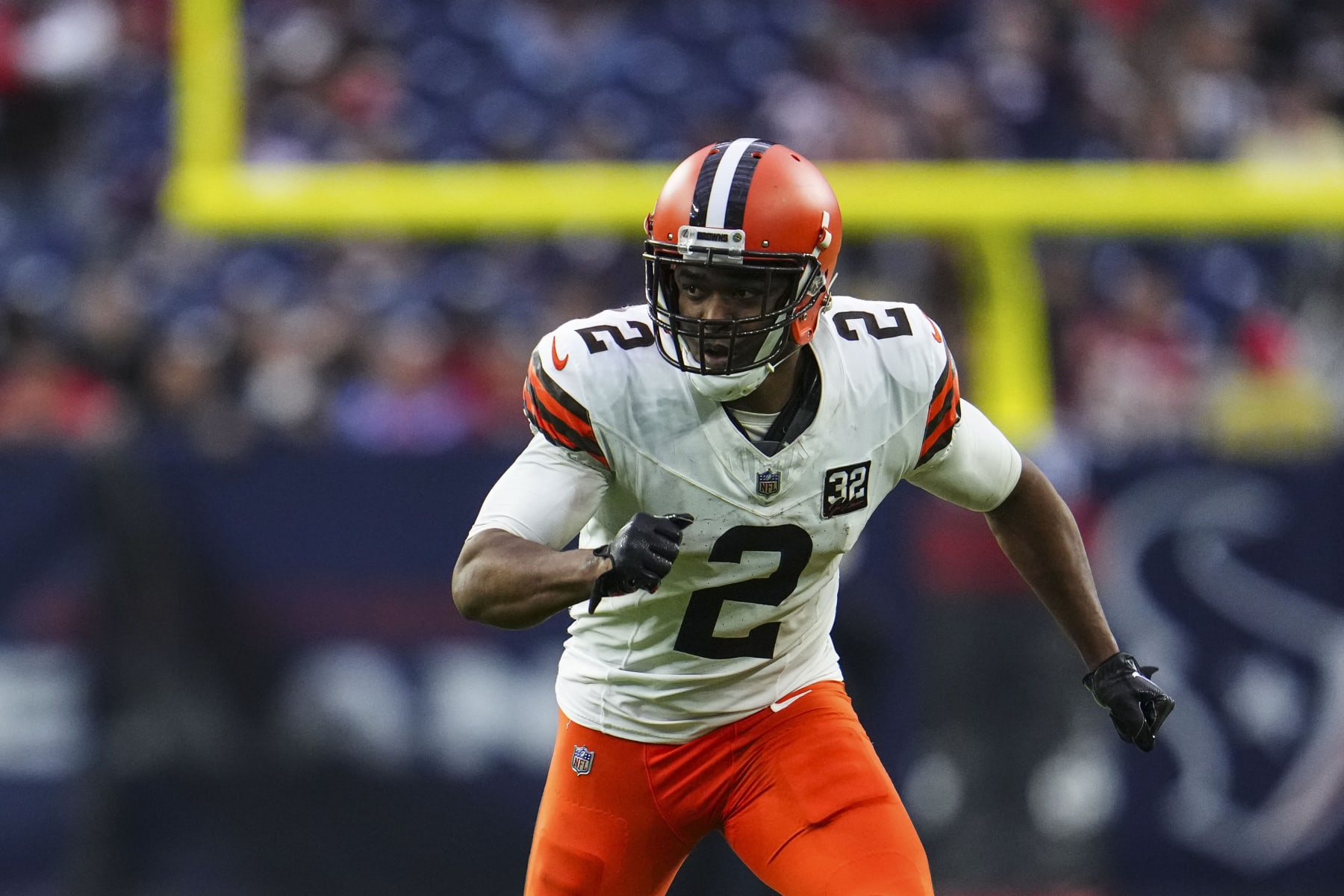 HOUSTON, TX - DECEMBER 24: Amari Cooper #2 of the Cleveland Browns runs a route during an NFL football game against the Houston Texans at NRG Stadium on December 24, 2023 in Houston, Texas. (Photo by Cooper Neill/Getty Images)