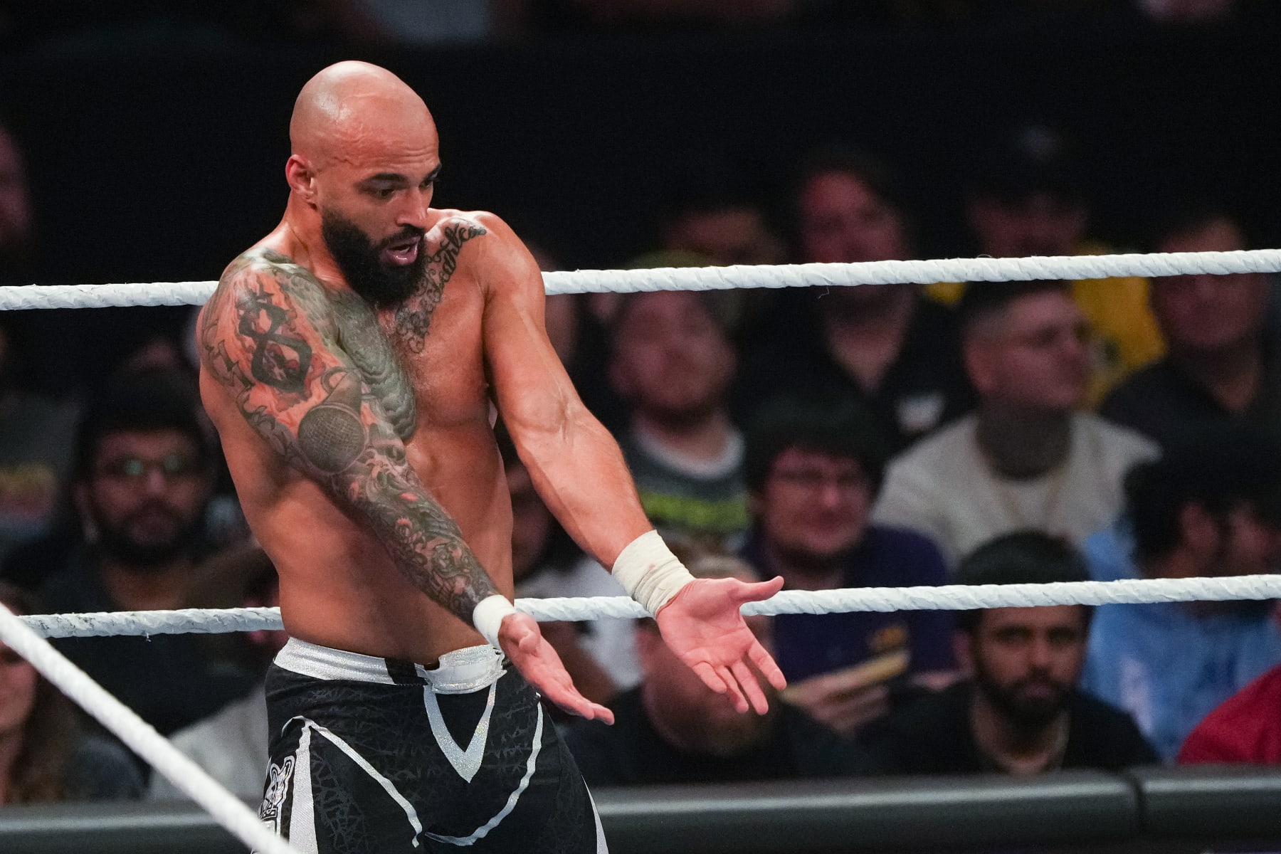 Video: Ricochet Leaves WWE Raw in Ambulance After Bron Breakker’s Attack