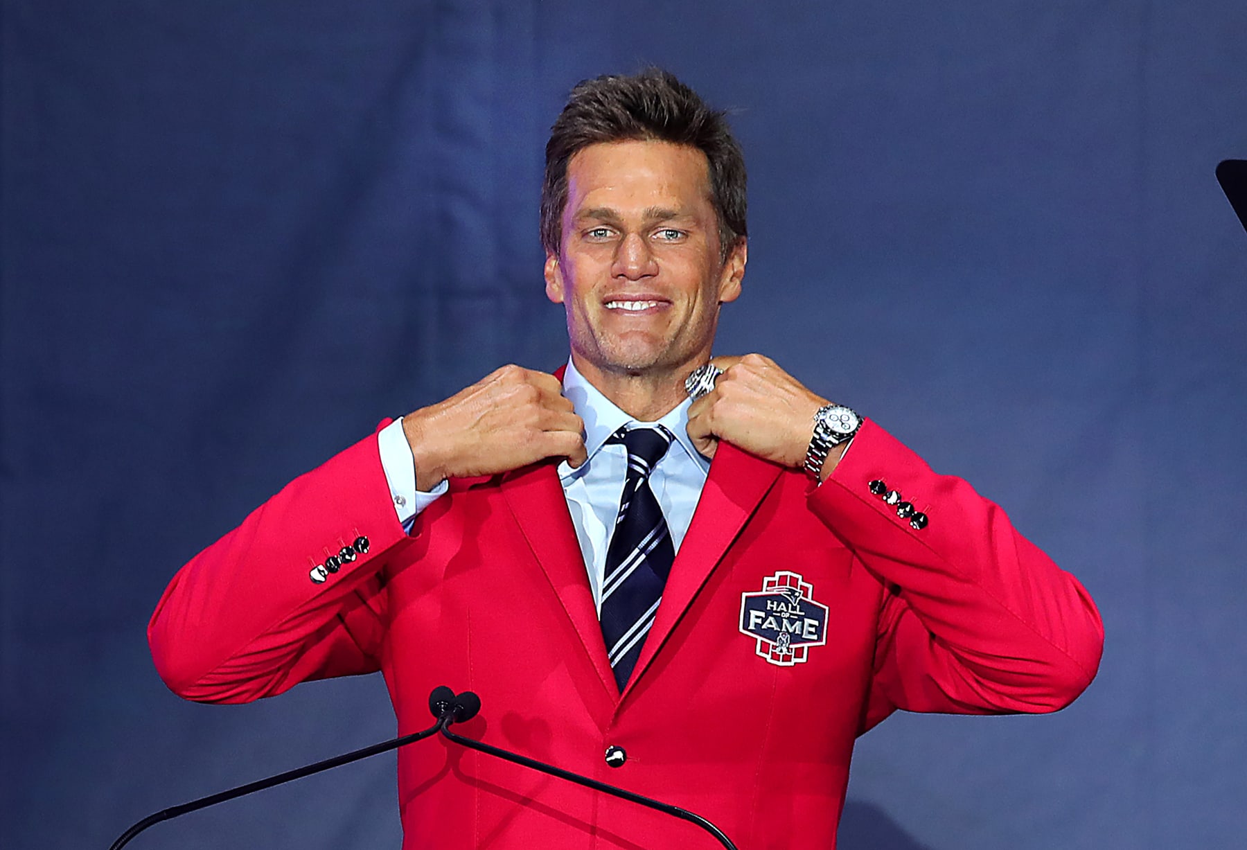 Tom Brady, NFL-icoon, debuteert op Fox Sports tijdens de UFL Championship Game van 2024