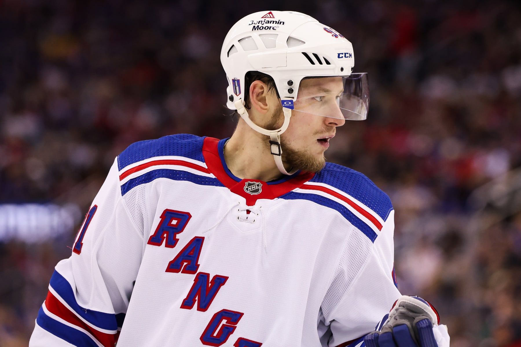 Vladimir Tarasenko with the Rangers in 2023.
