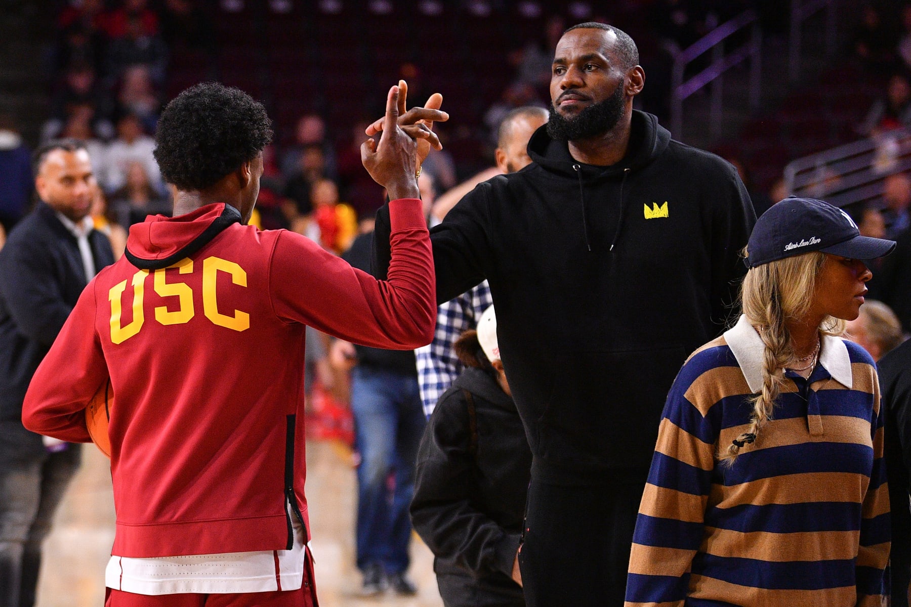 LeBron-Bronny James Pairing Saluted by LaVine, More After Lakers’ Historic Draft Pick