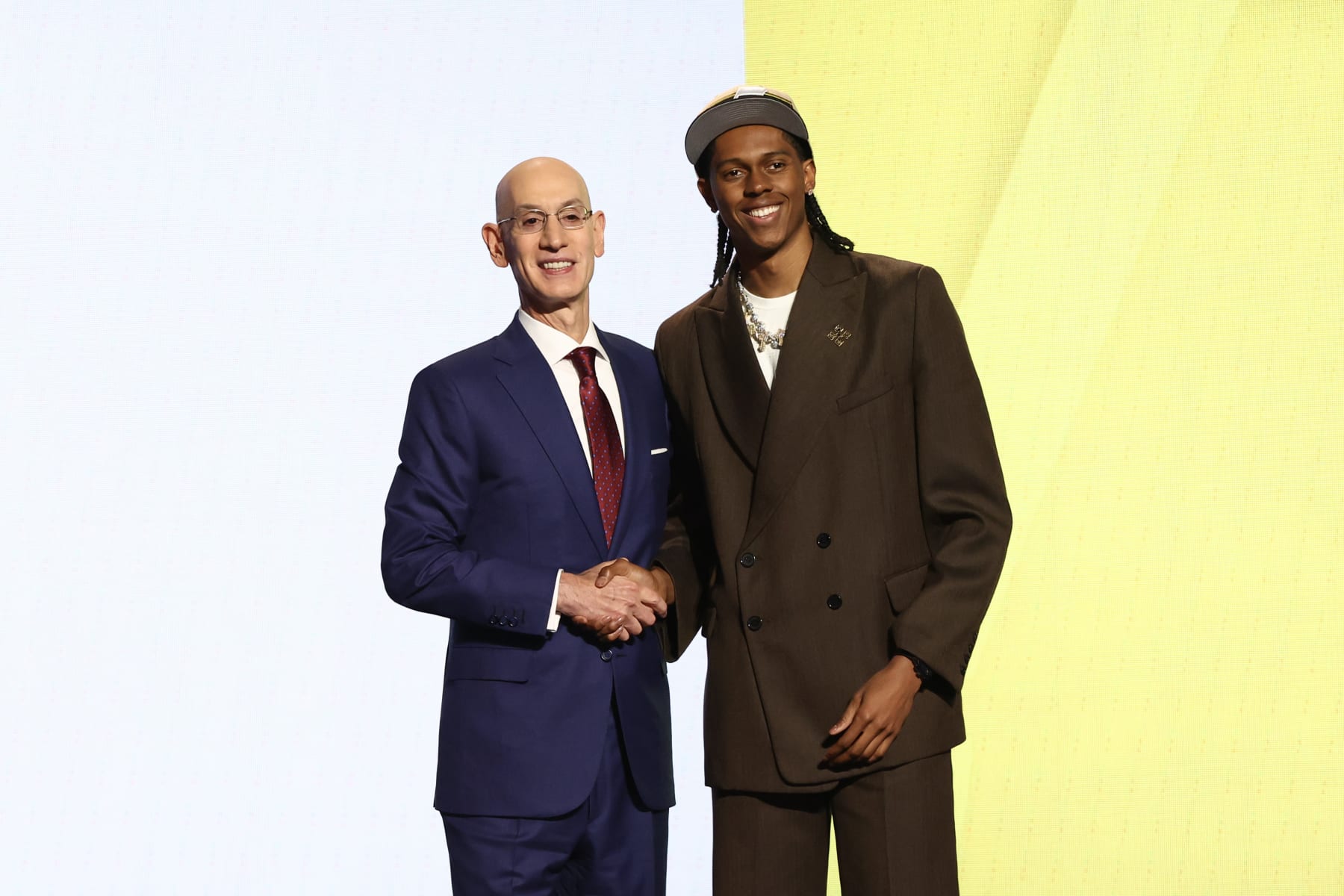 Adam Silver and Cody Williams