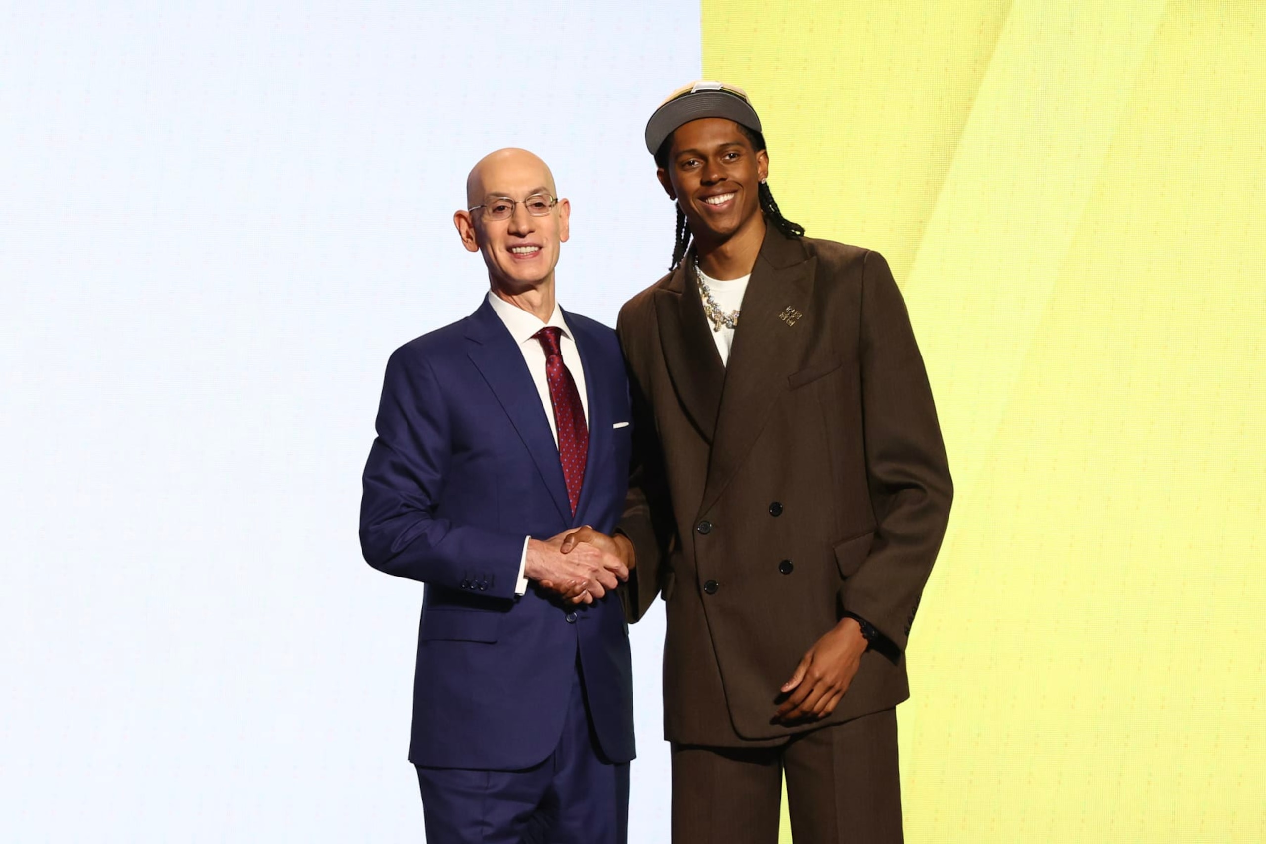 Adam Silver and Cody Williams Adam Silver and Cody Williams