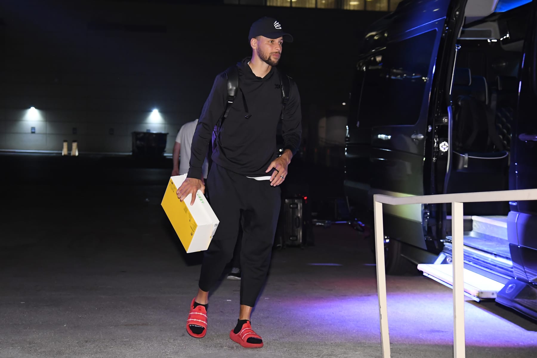 Video: LeBron James, Steph Curry and More Arrive to USA Camp Before 2024 Olympics