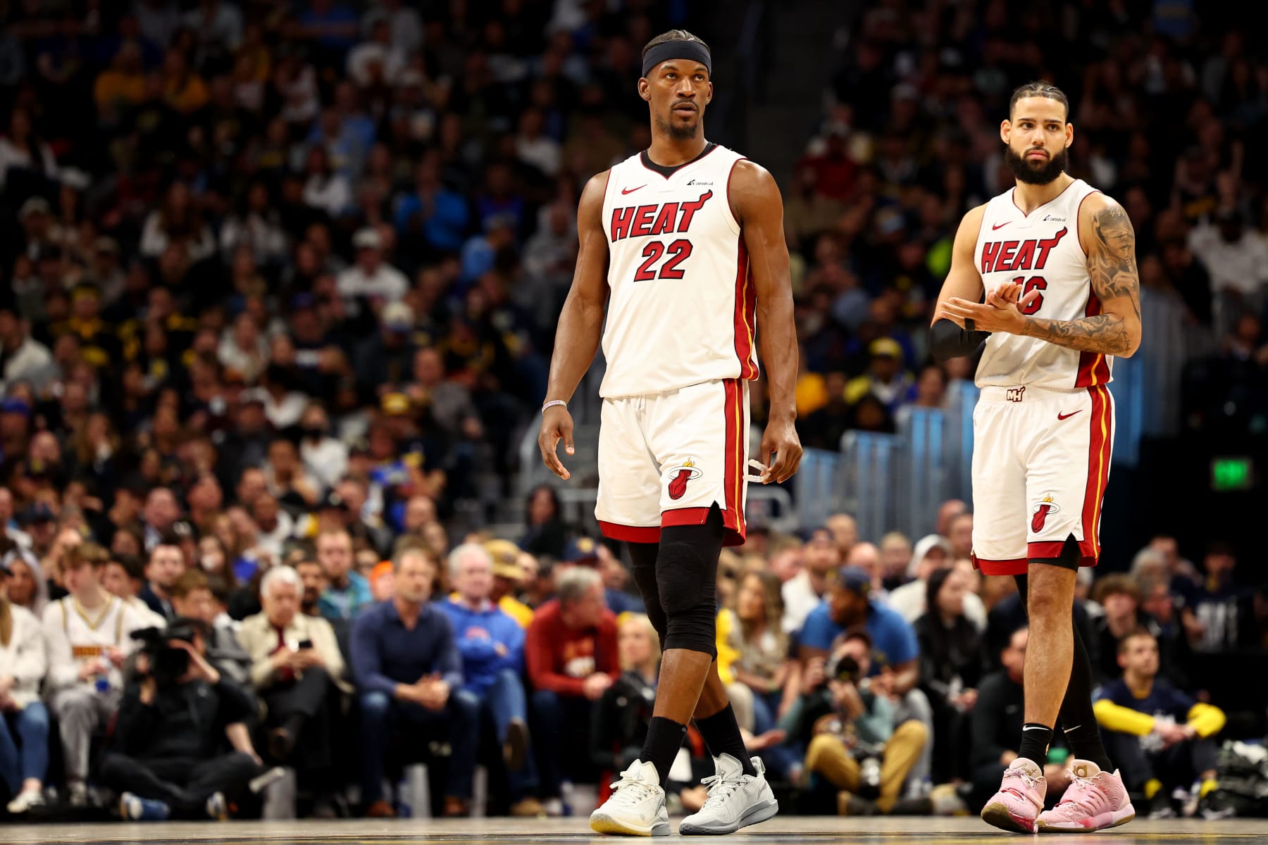 Jimmy Butler and Caleb Martin