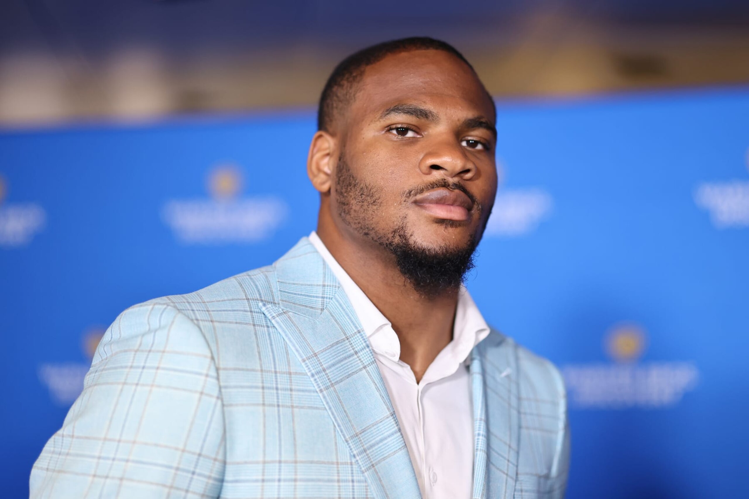 NEW YORK, NEW YORK - MAY 15: Micah Parsons attends the Warner Bros. Discovery Upfront 2024 on May 15, 2024 in New York City. (Photo by Mike Coppola/Getty Images for Warner Bros. Discovery) NEW YORK, NEW YORK - MAY 15: Micah Parsons attends the Warner Bros. Discovery Upfront 2024 on May 15, 2024 in New York City. (Photo by Mike Coppola/Getty Images for Warner Bros. Discovery)