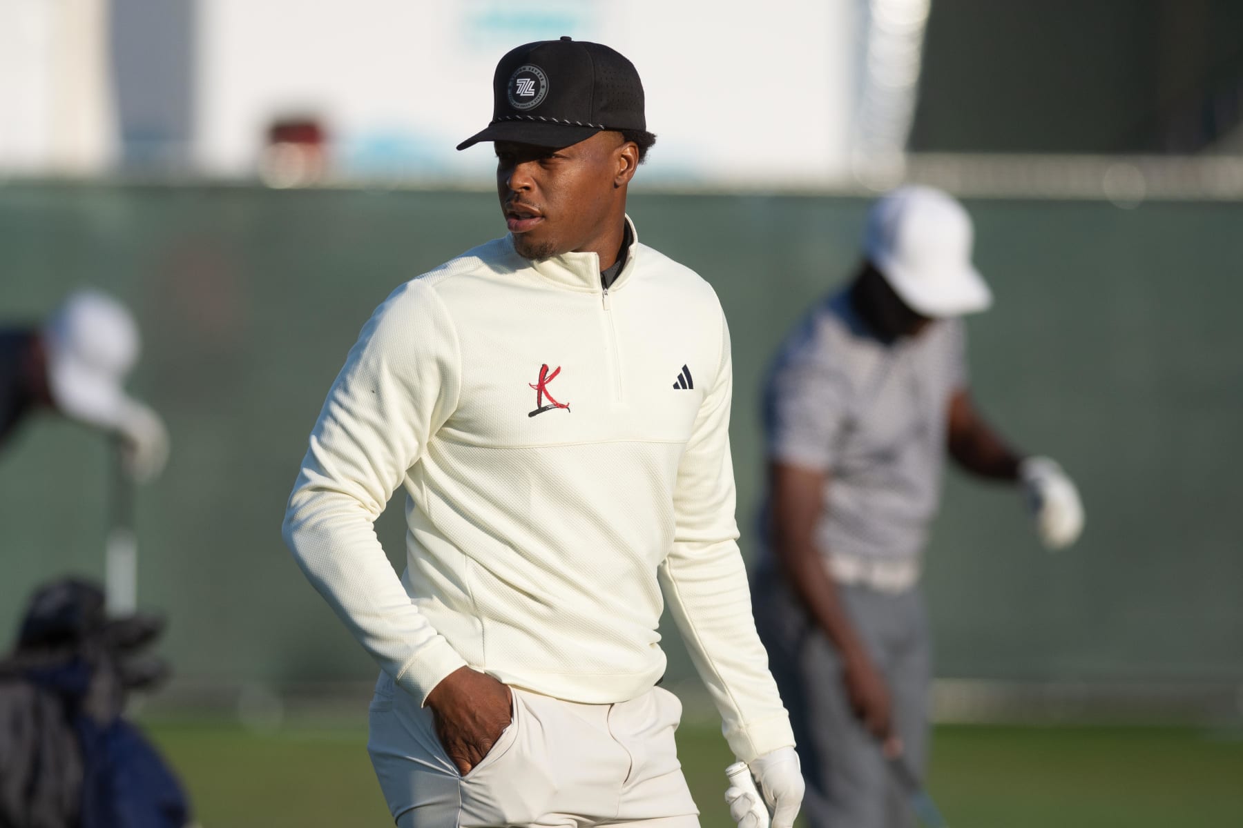 STATELINE, NEVADA - JULY 12: Philadelphia 76ers guard Kyle Lowry during the ACC Celebrity Golf Championship presented by American Century Investments at Edgewood Tahoe Golf Course on July 12, 2024 in Stateline, Nevada.  (Photo by David Calvert/Getty Images for American Century Investments)
