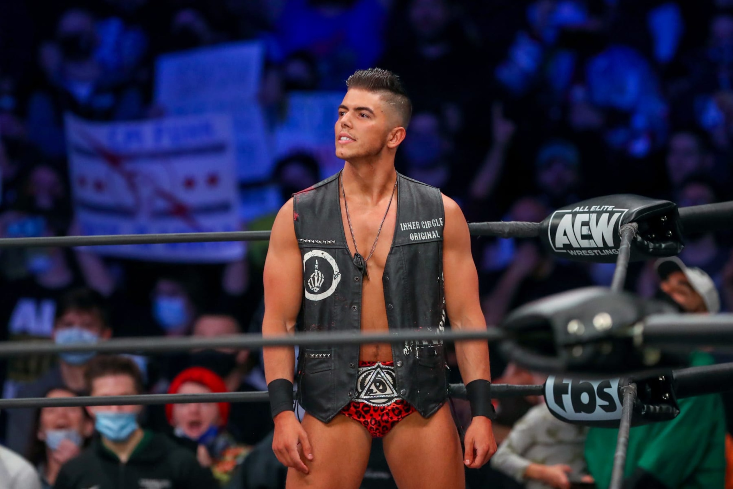 CLEVELAND, OH - JANUARY 26: Sammy Guevara in the ring during AEW Dynamite on January 26, 2022, at the Wolstein Center in Cleveland, OH. (Photo by Frank Jansky/Icon Sportswire via Getty Images)