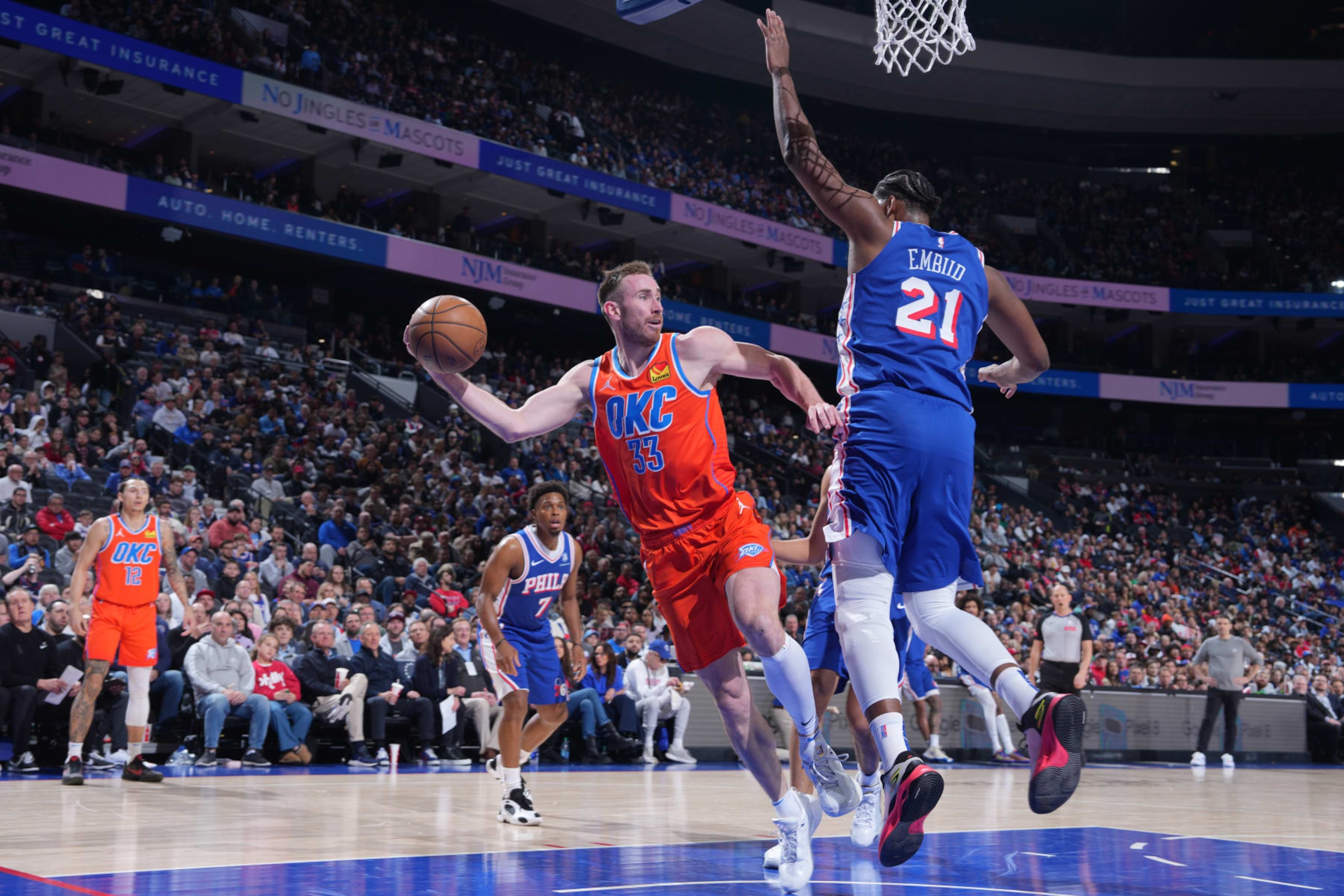Gordon Hayward and Joel Embiid