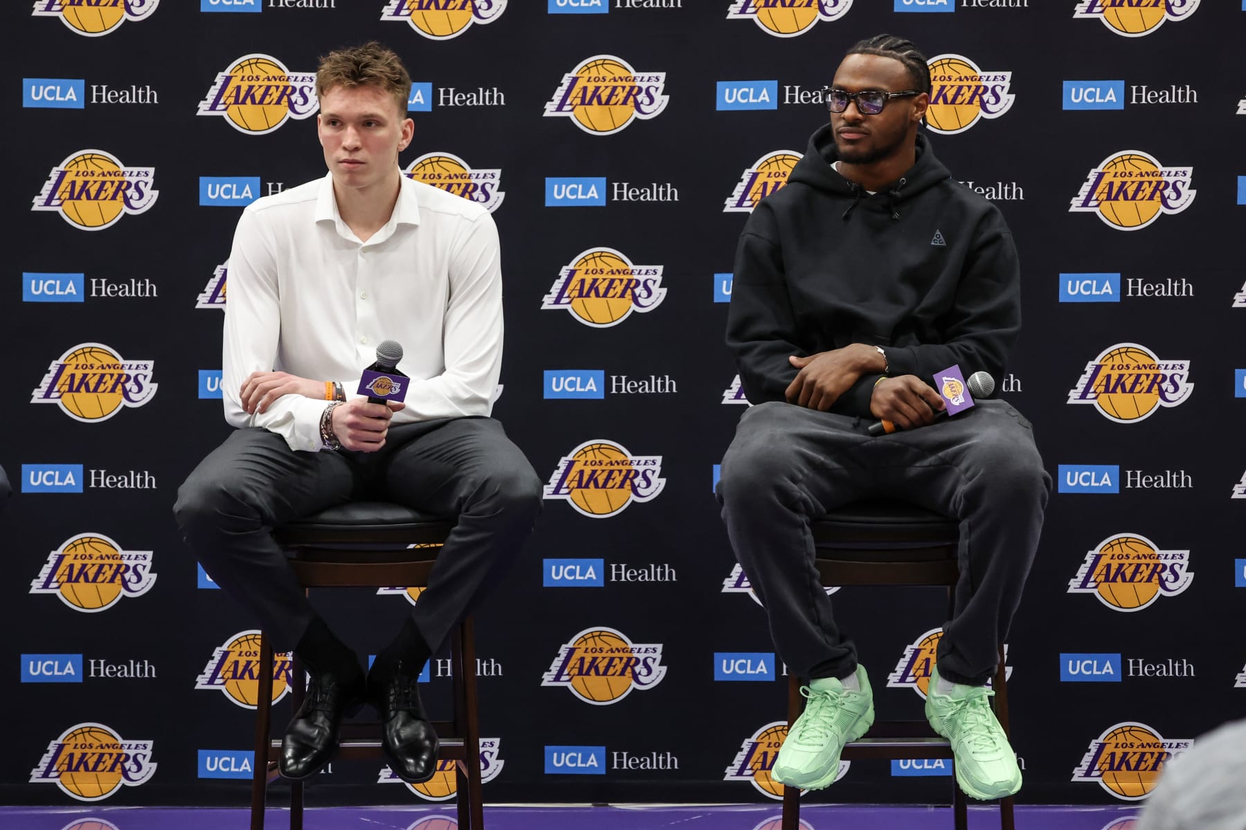 Dalton Knecht and Bronny James